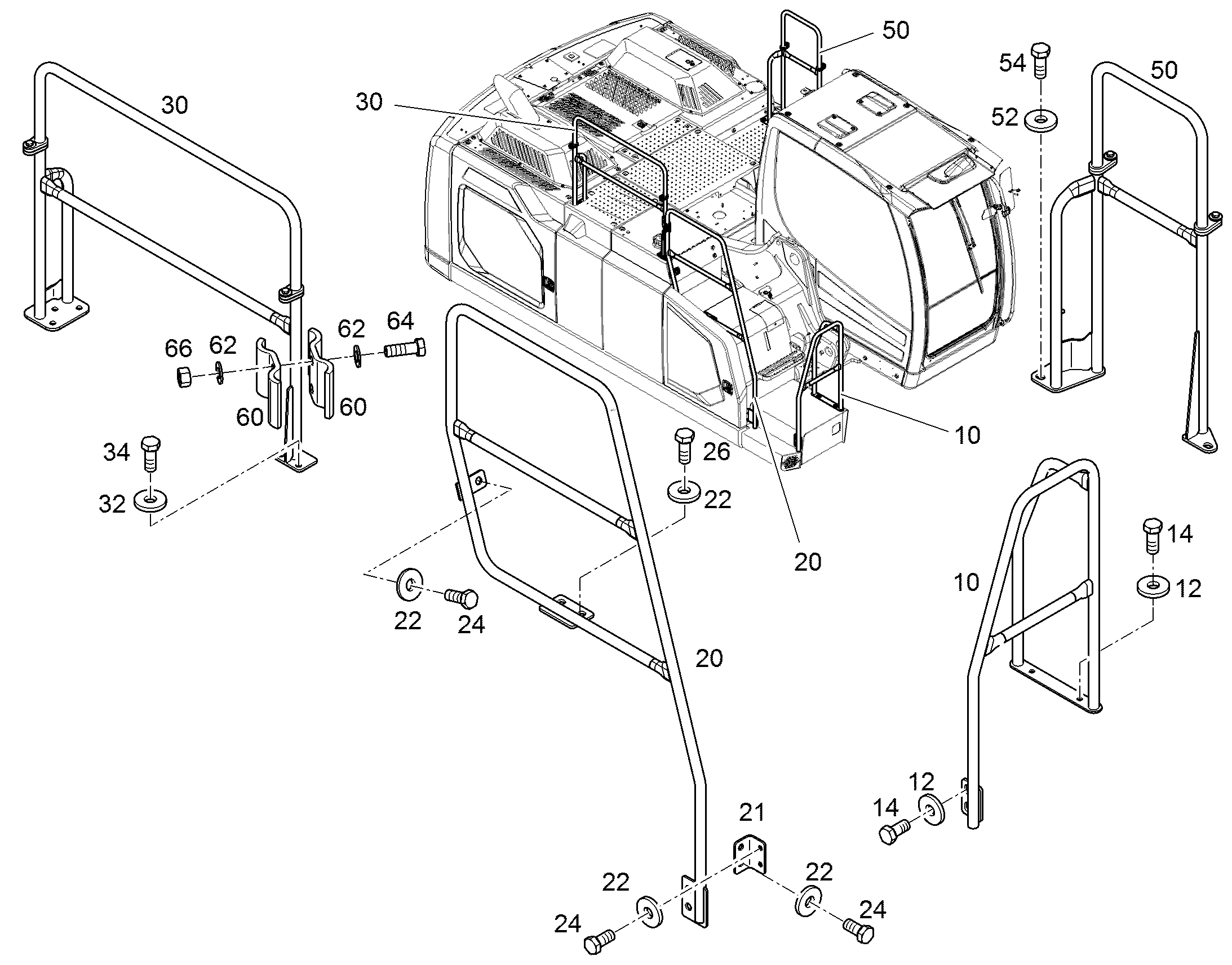 УГОЛОК МОНТАЖНЫЙ 12547389 LIEBHERR