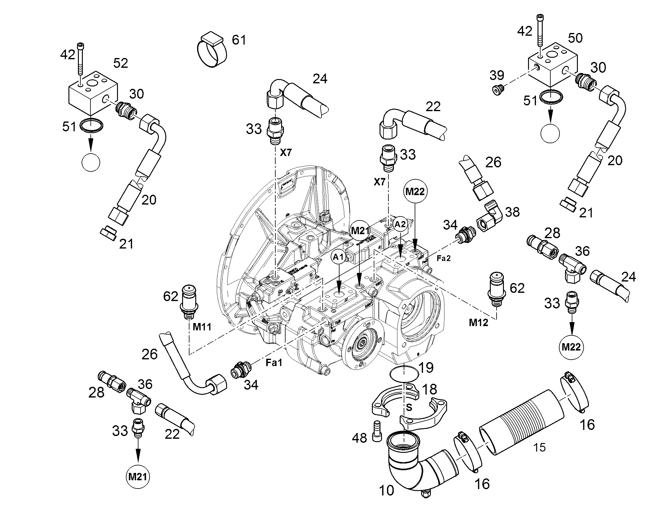 ПРОСТАВКА 1' 12426546 LIEBHERR
