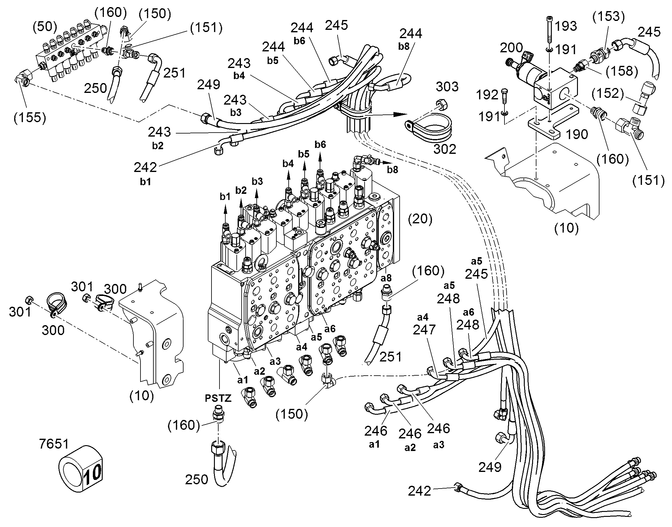 ШЛАНГ 10X1400 10813703 LIEBHERR