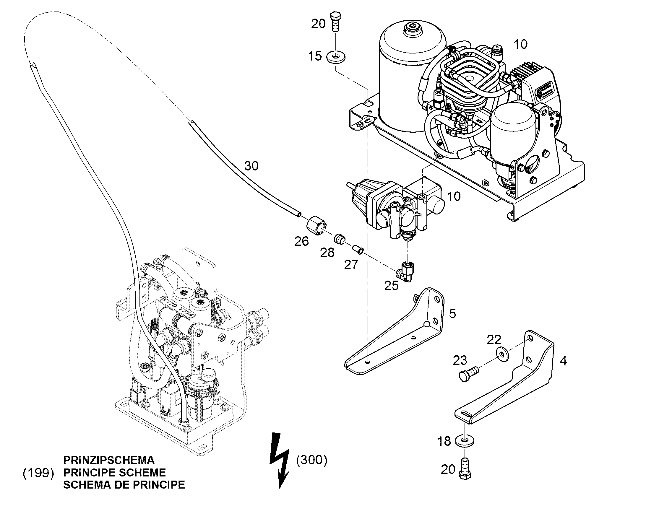 SUPPORT BRACKET 12462628 LIEBHERR