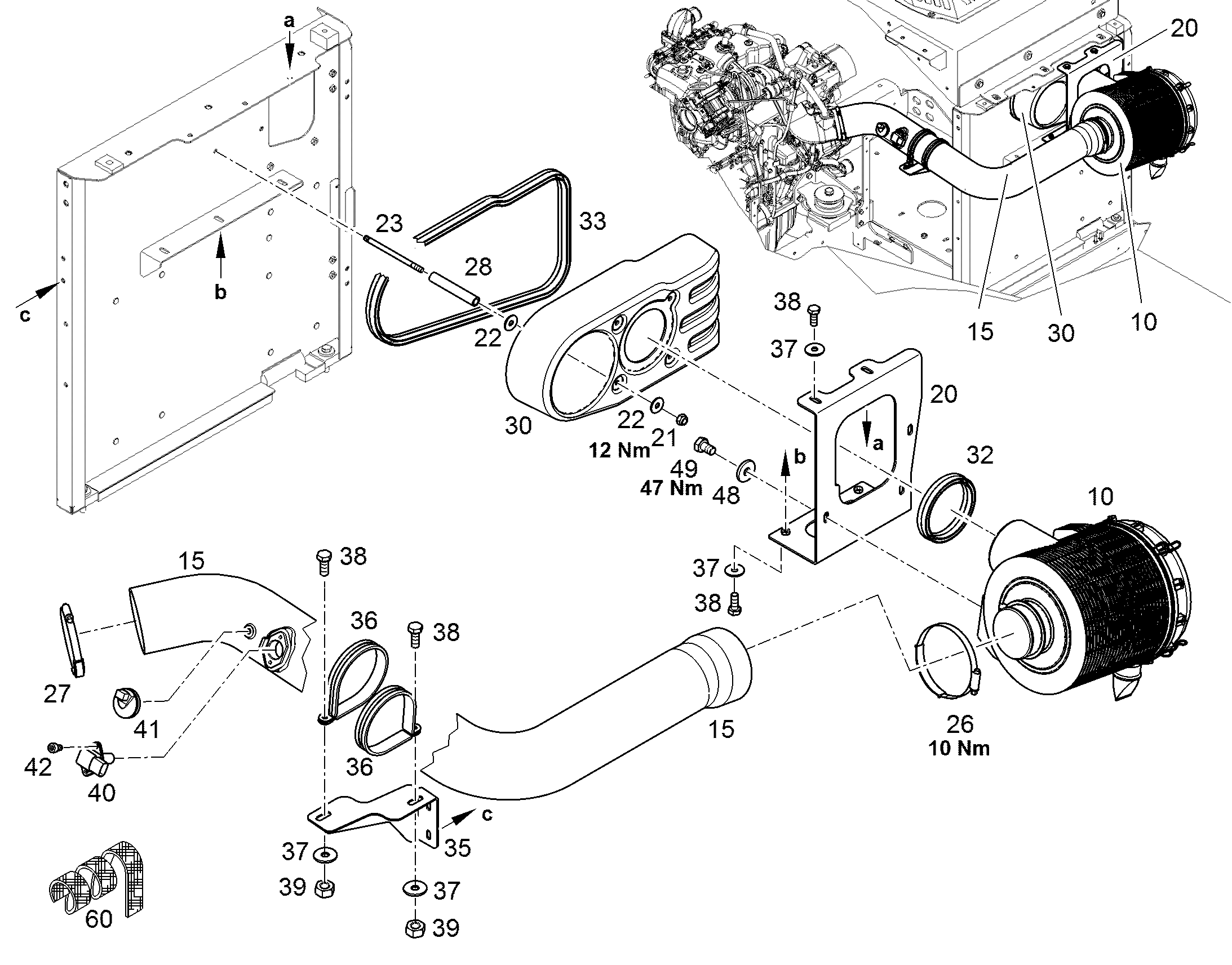 ЩИТОК С ФАСКОЙ 12504887 LIEBHERR