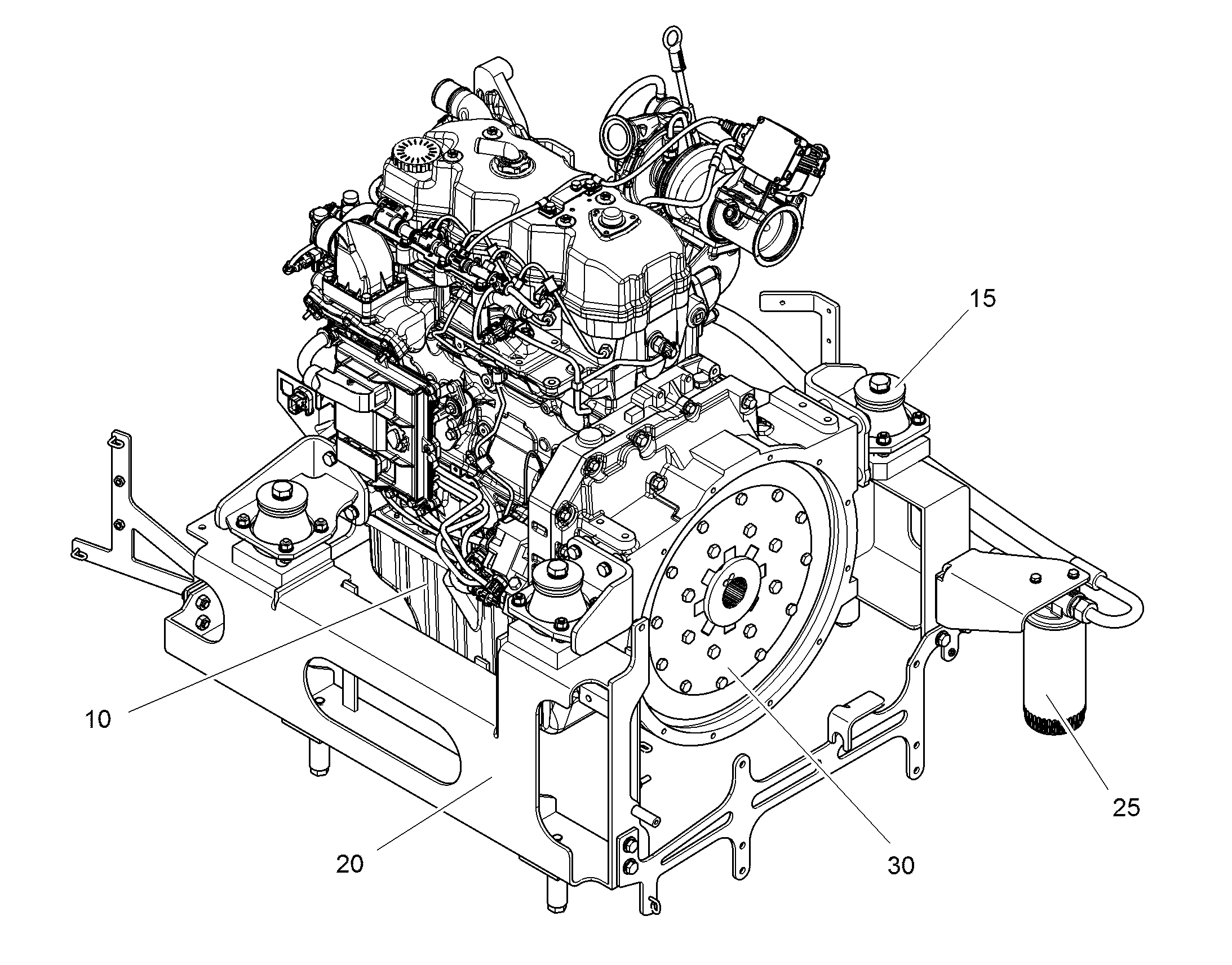 ОПОРЫ ДВИГАТЕЛЯ 12565374 LIEBHERR