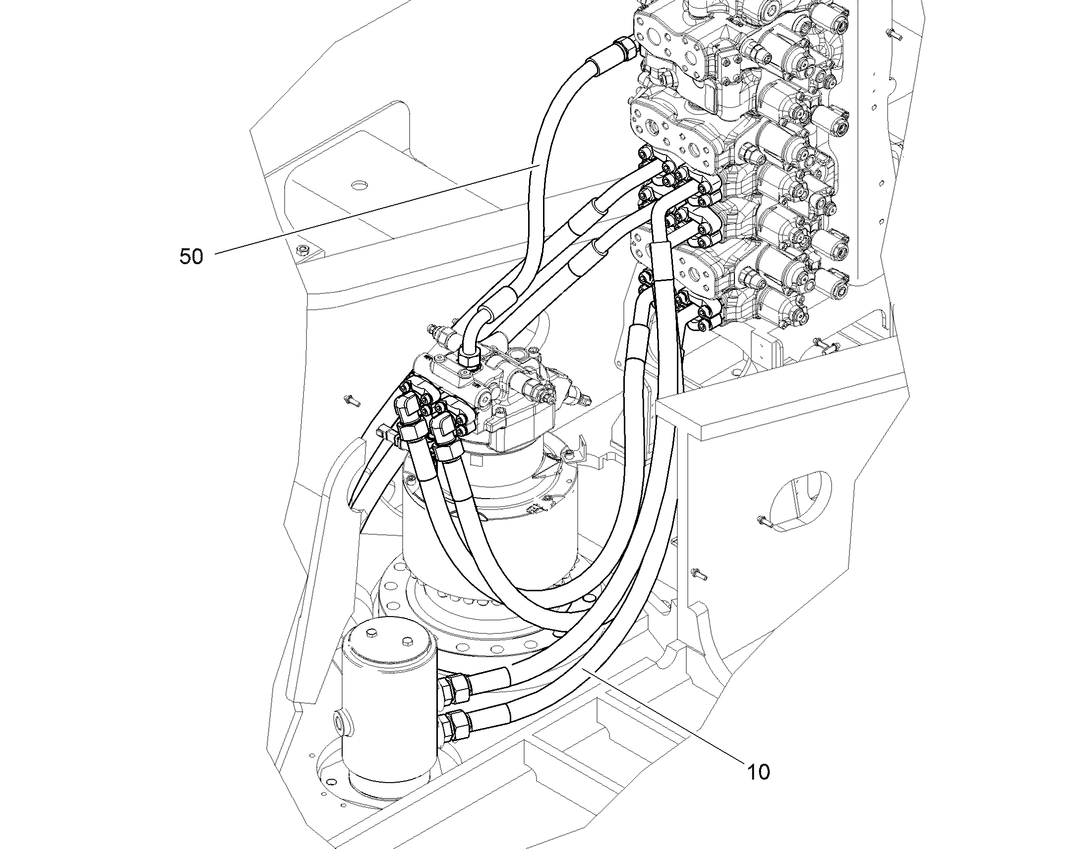 ГИДР.УСТ.РАСПР.-МЕХ.ПОВ. 11414735 LIEBHERR