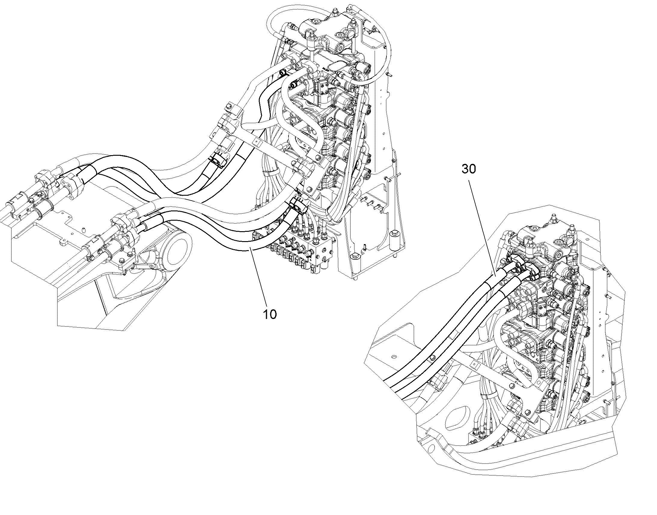 ШЛАНГОВОЕ СОЕДИНЕНИЕ ПЕРИМЕТР 12466290 LIEBHERR