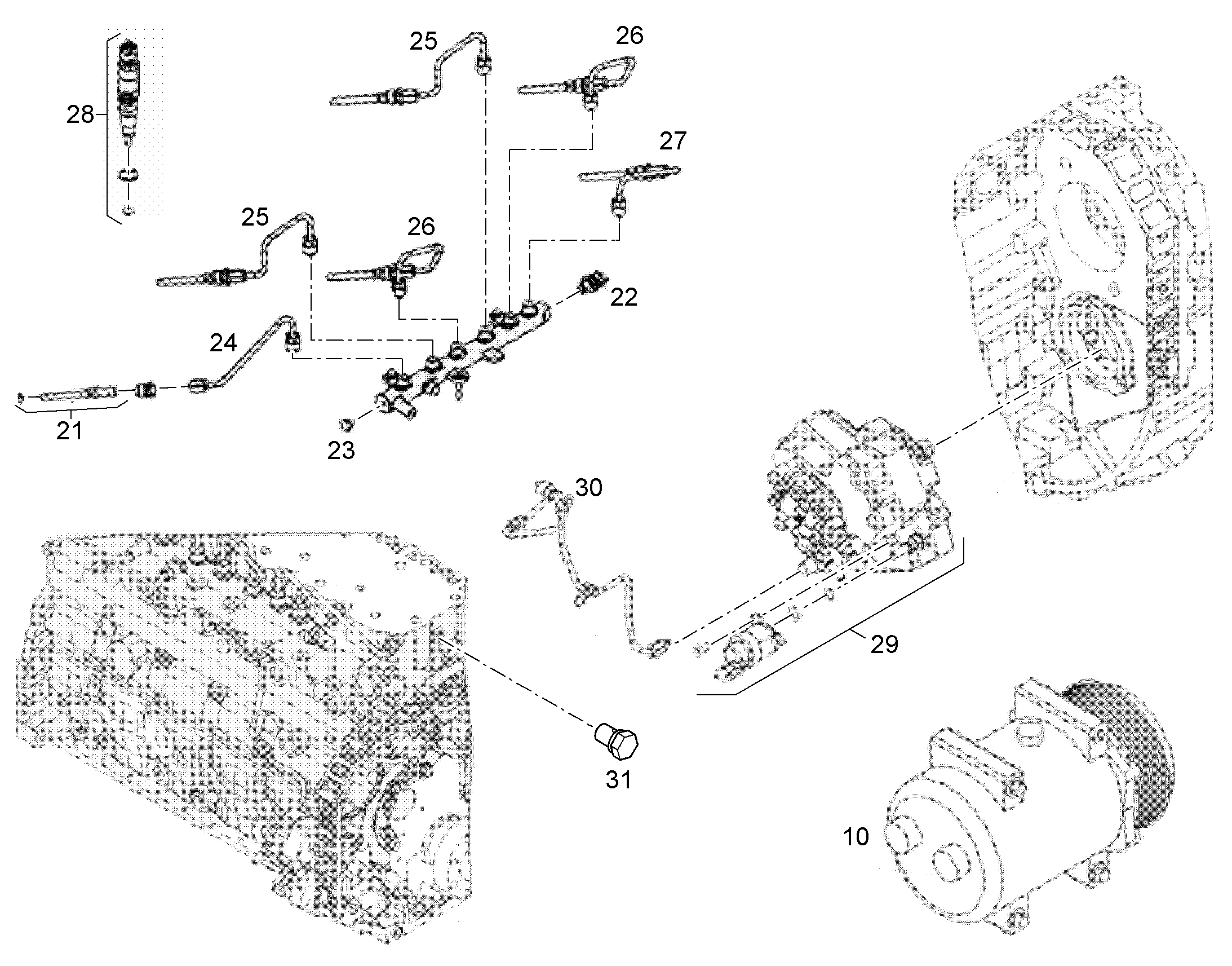НАСОС ВЫСОКОГО ДАВЛЕНИЯ 12202035 LIEBHERR