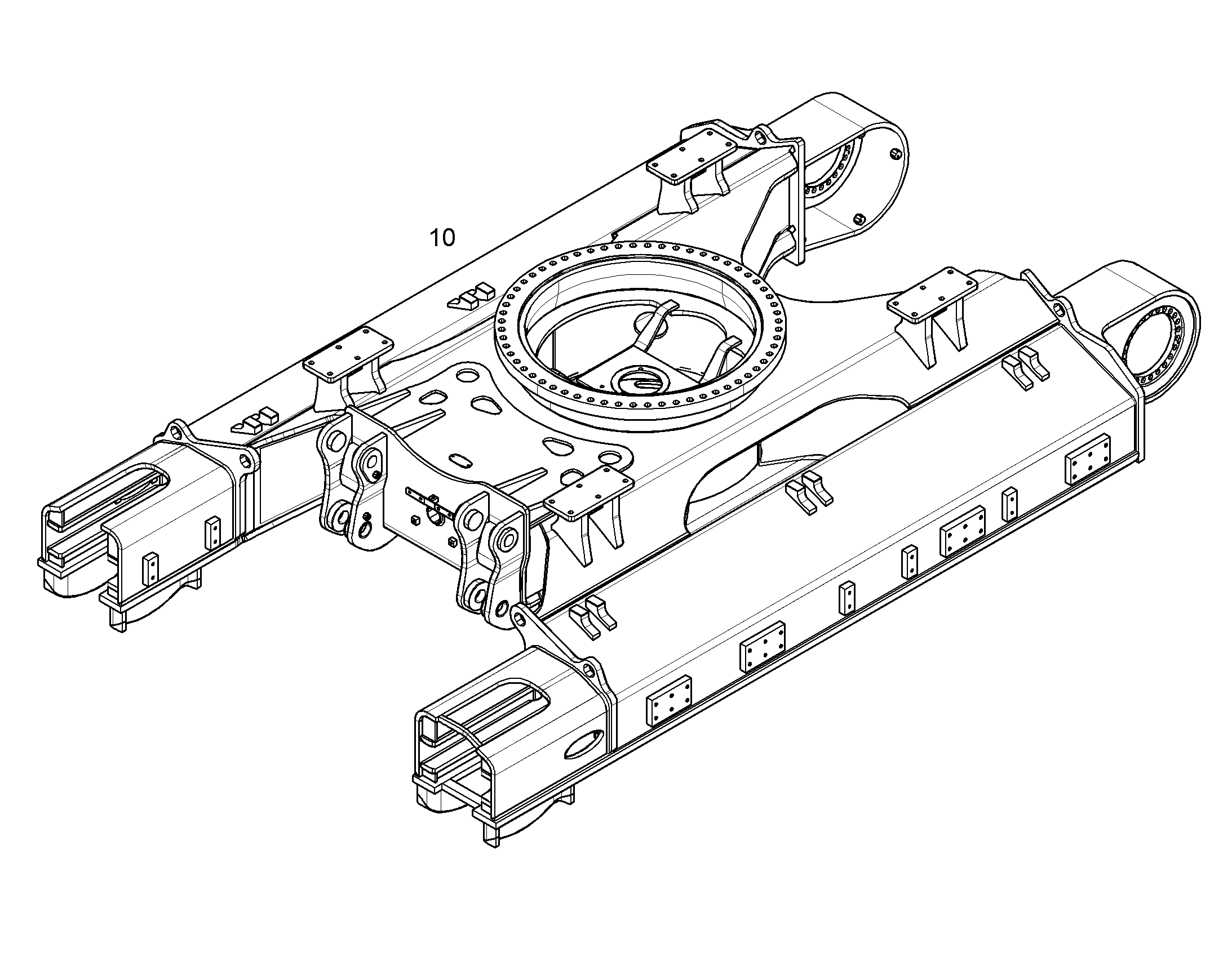 НИЖНЯЯ ТЕЛЕЖКА В СБОРЕ 11737341 LIEBHERR