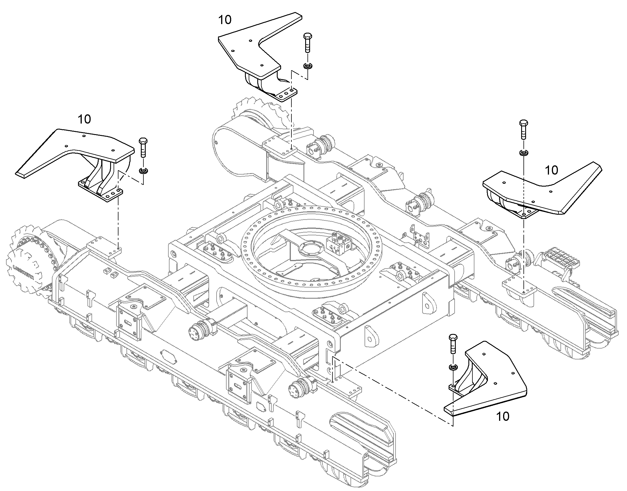 CHAIN SCRAPER 11839001 LIEBHERR