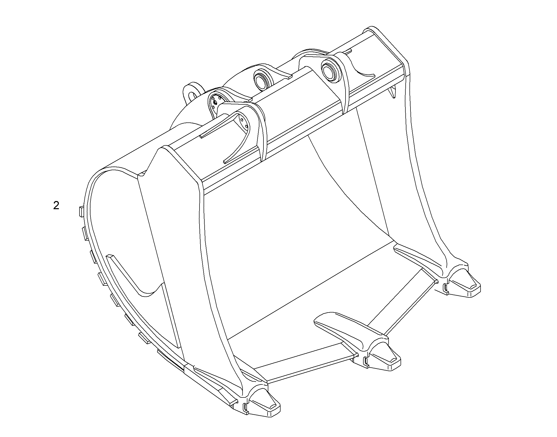 ЛОПАТА ОБРАТНАЯ HD 9879657 LIEBHERR