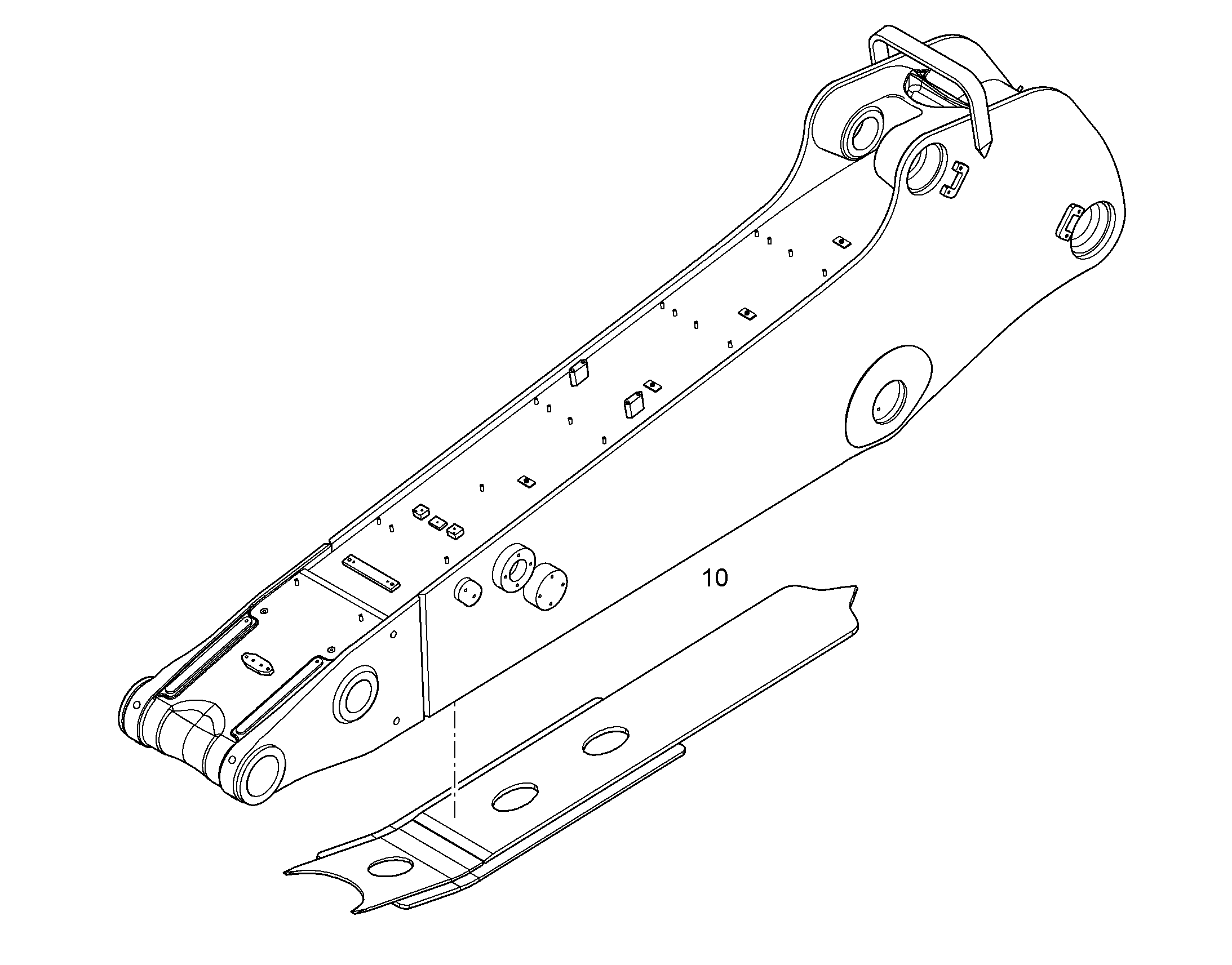 РУКОЯТЬ КОВША 12970614 LIEBHERR