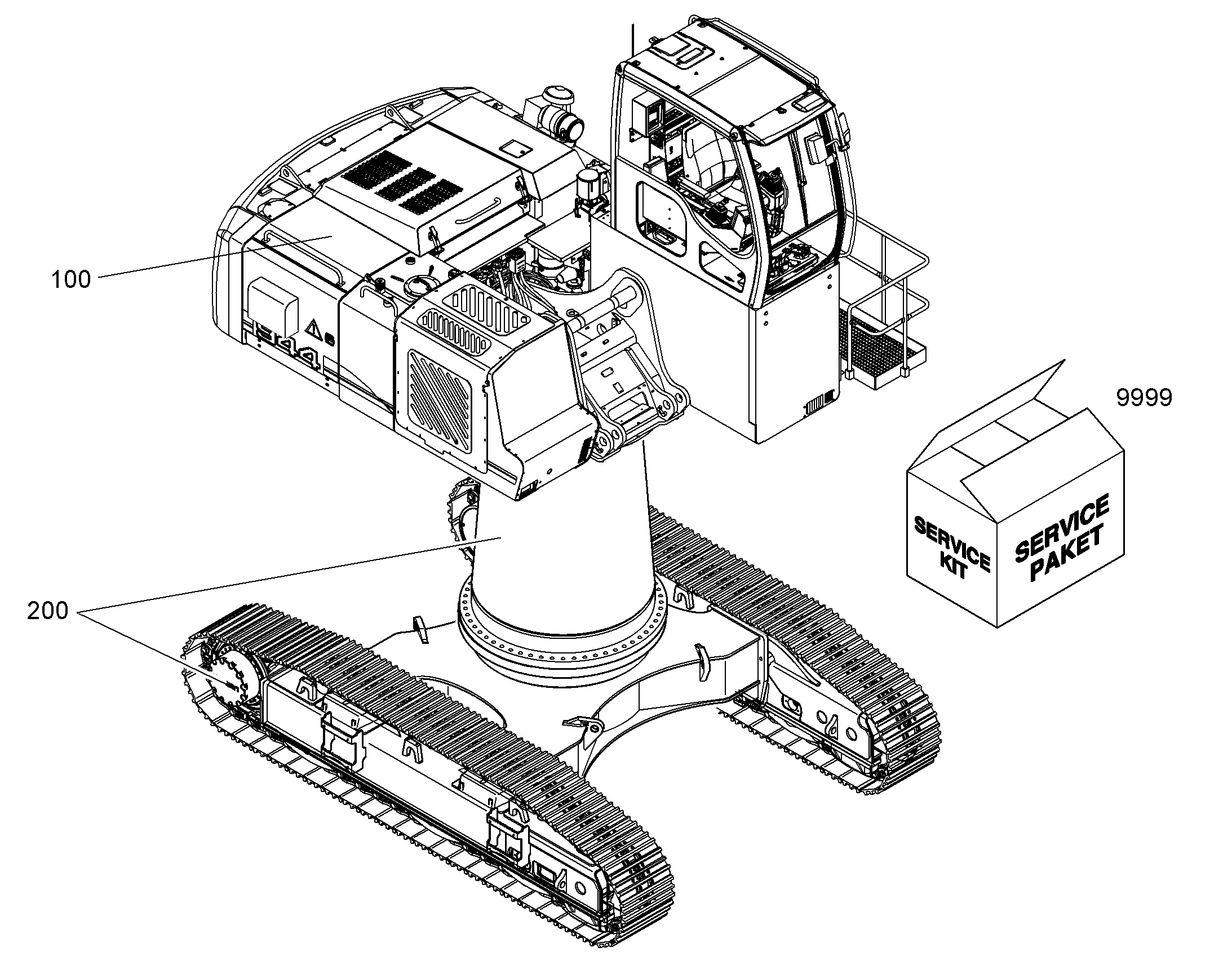 ШАССИ, КОМПЛЕКТ 13410149 LIEBHERR