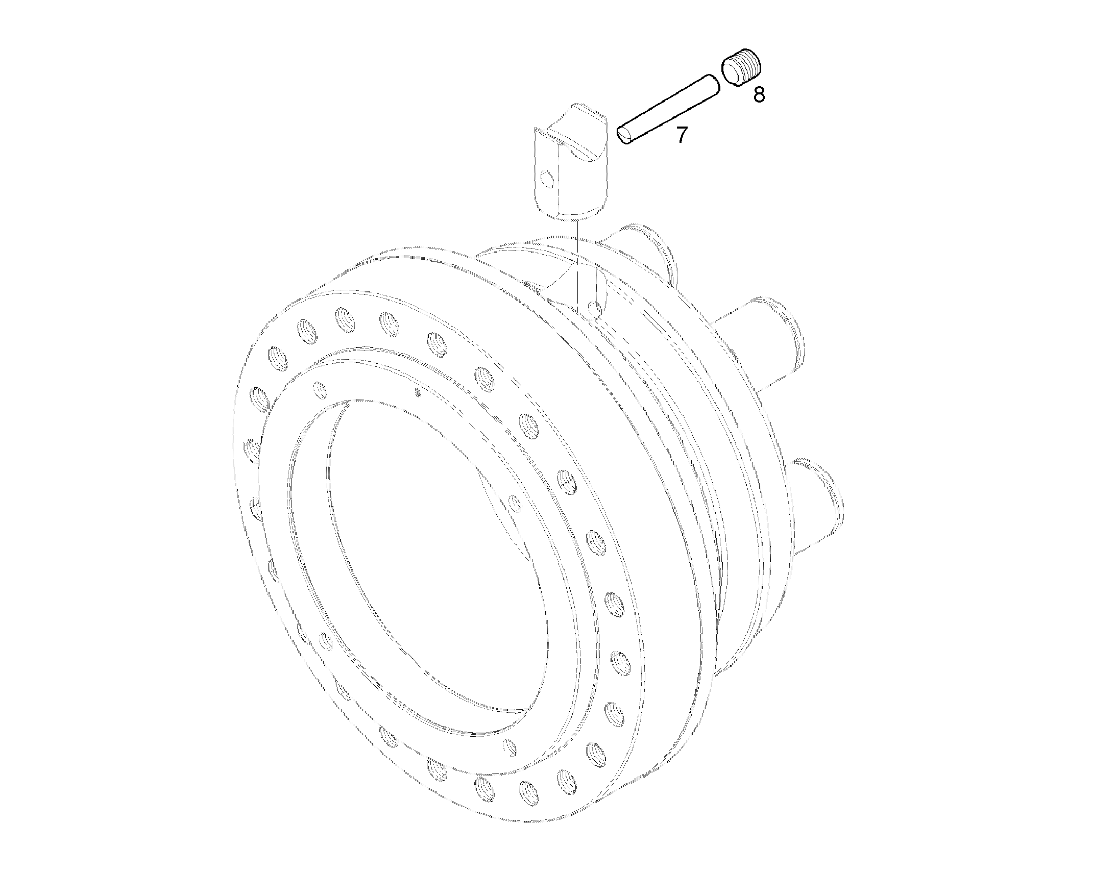 ШТИФТ КОНУСНЫЙ 10H10X70-A 243009202 LIEBHERR