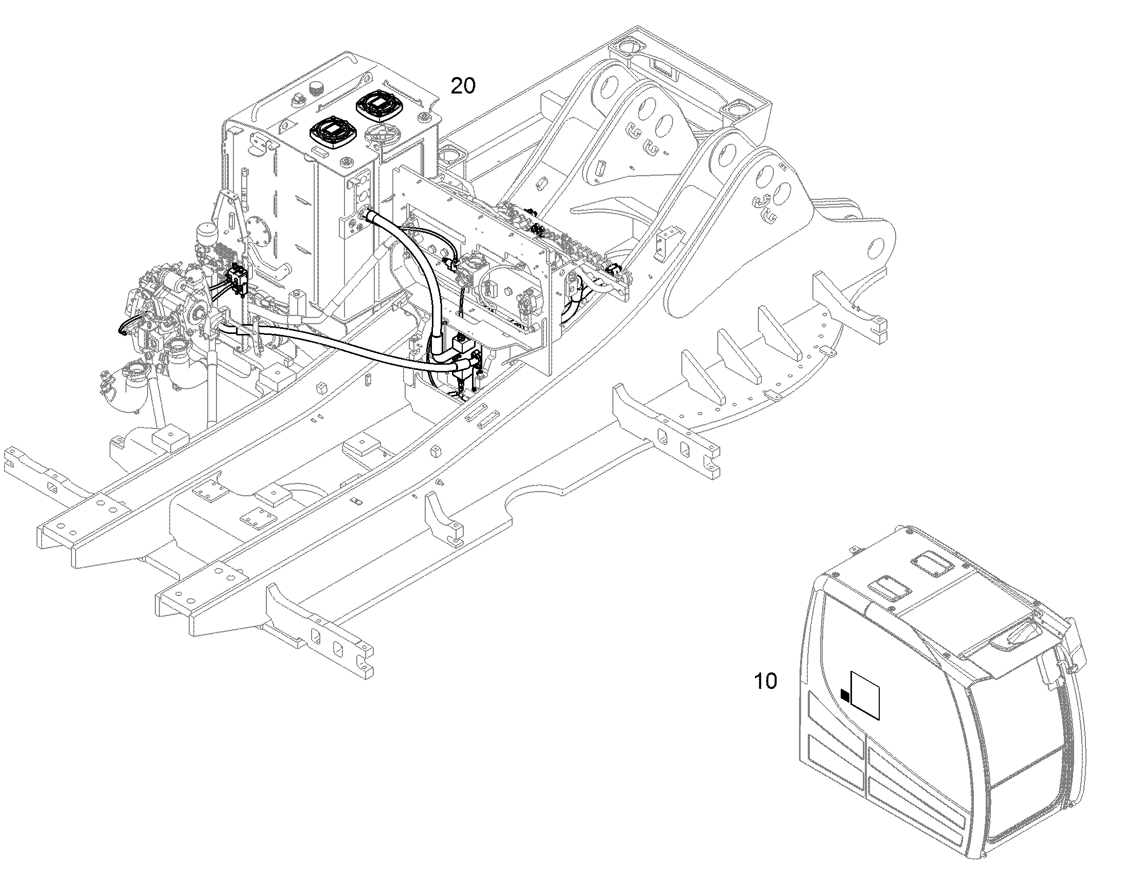 ДОПОЛНЕНИЕ-В ШАССИ AHS 11 11731063 LIEBHERR