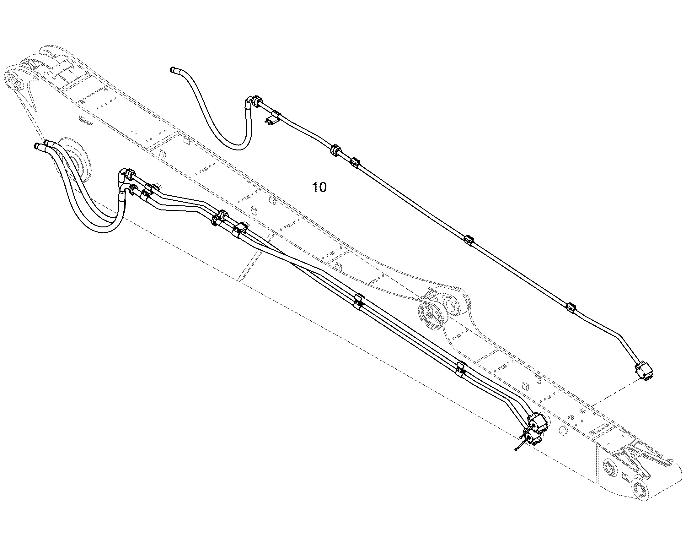 ПРОВОДКА МОНТАЖ AHS 11817895 LIEBHERR