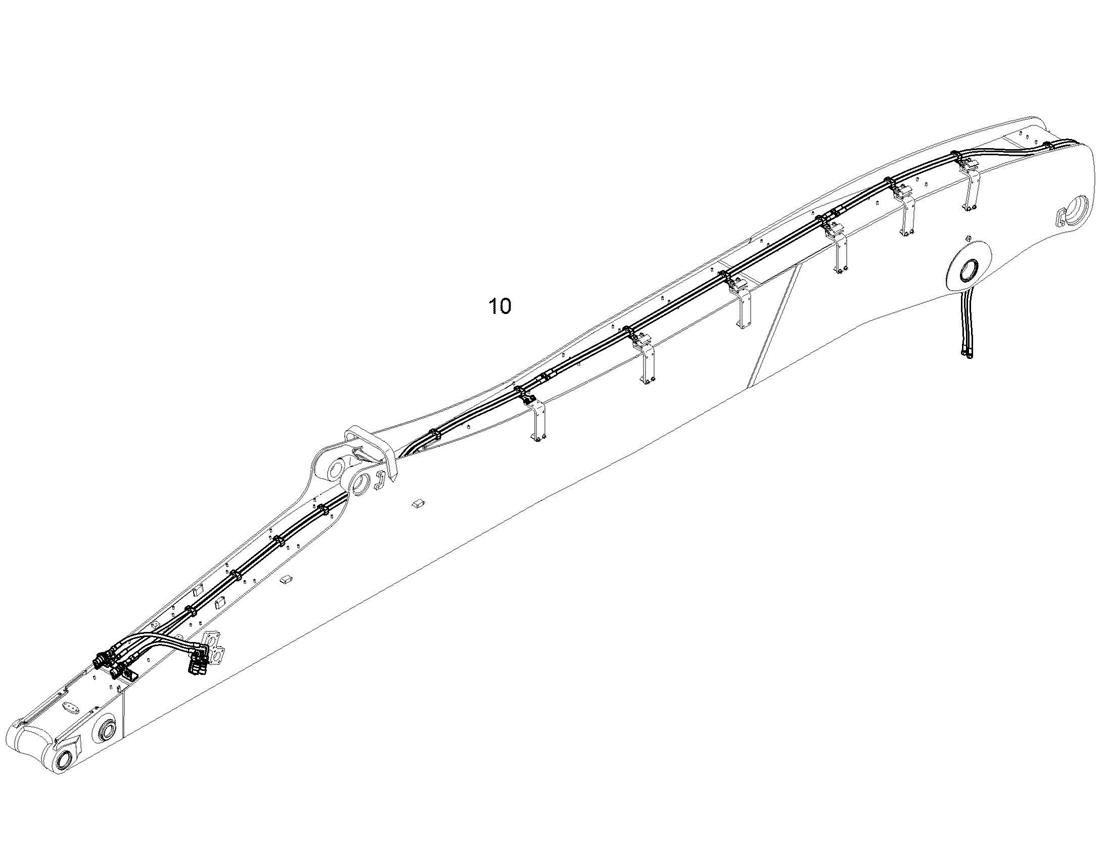 ПРОВОДКА ПРИВОД МЕХ. ПОВОРОТА 11739038 LIEBHERR