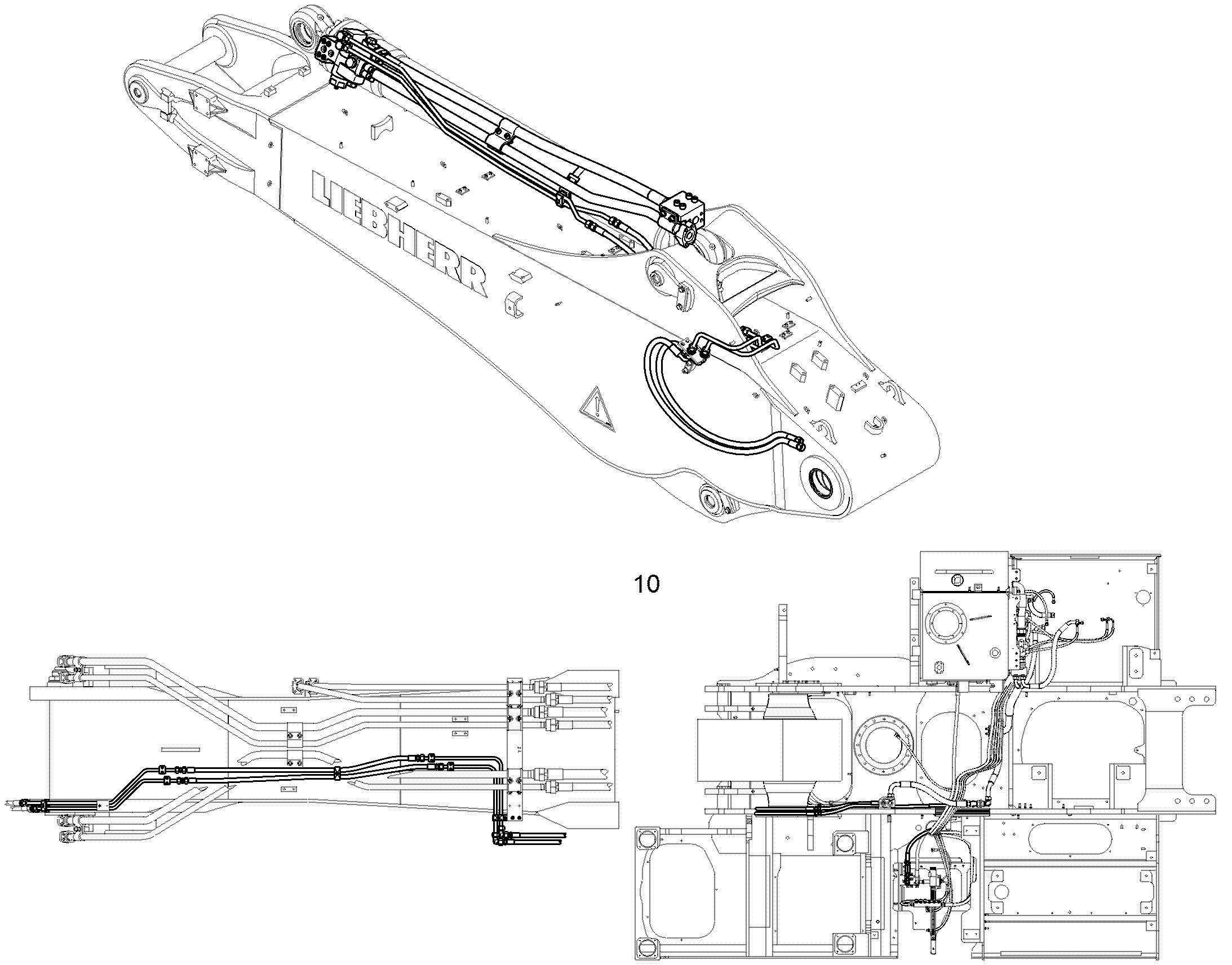 ЗАЩ.ТРУБЫ ЦИЛ.РУК. 11464563 LIEBHERR