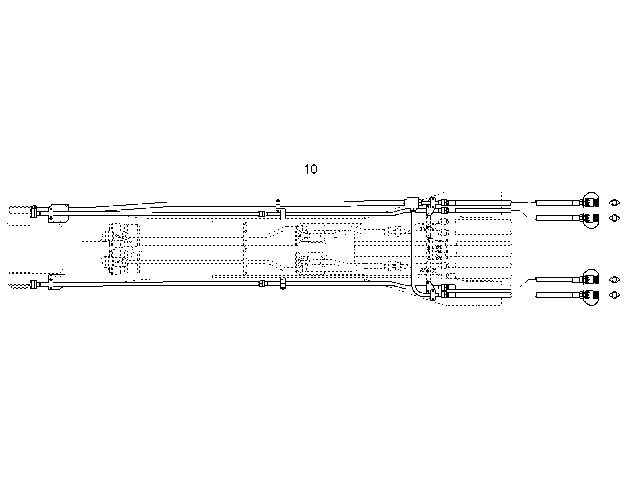 ПРОВОДКА МОНТАЖ AHS 11463167 LIEBHERR