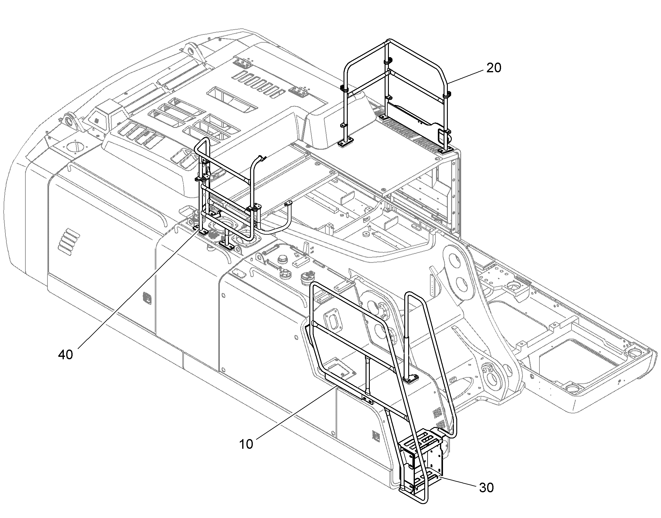 ПОРУЧНИ В СБОРЕ 12446749 LIEBHERR