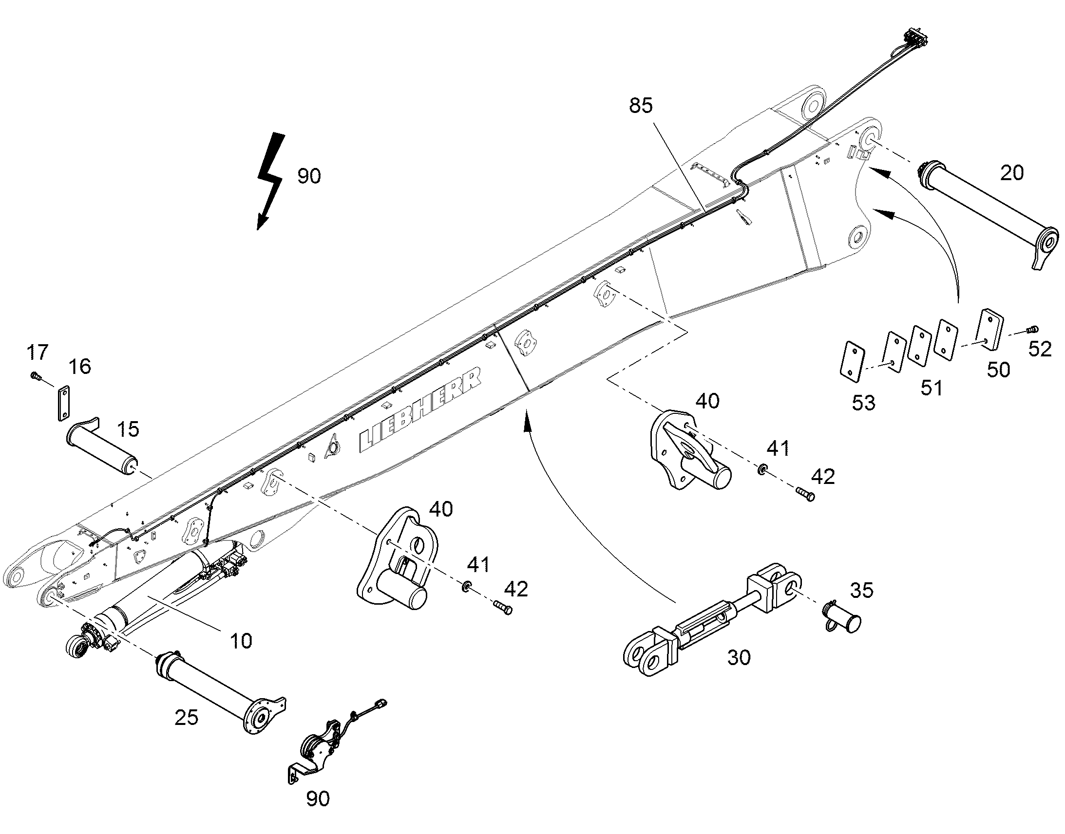ЦЕНТРАЛИЗОВАННАЯ СМАЗКА 11453382 LIEBHERR