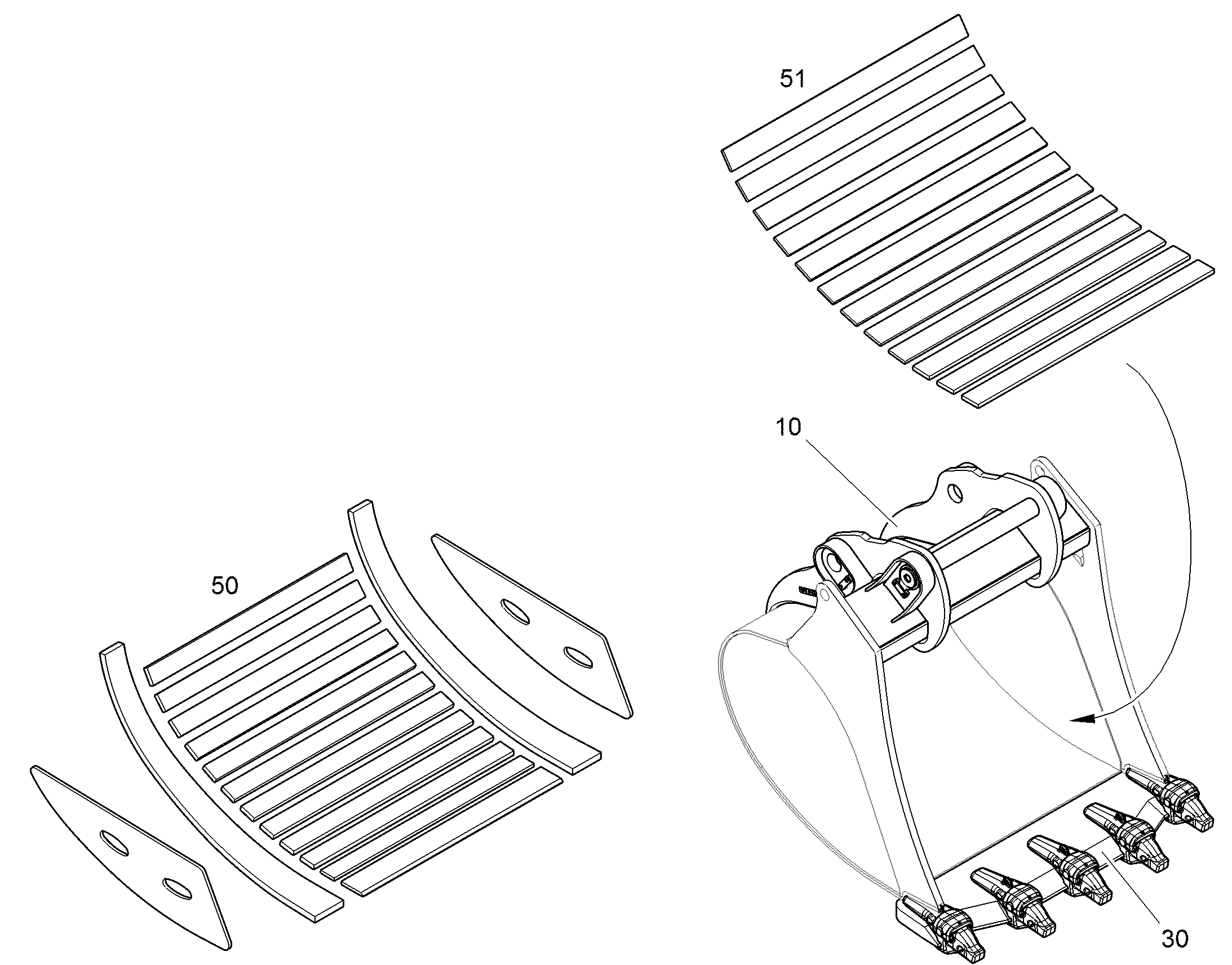 WEARING PART SET INTERNAL 12467645 LIEBHERR