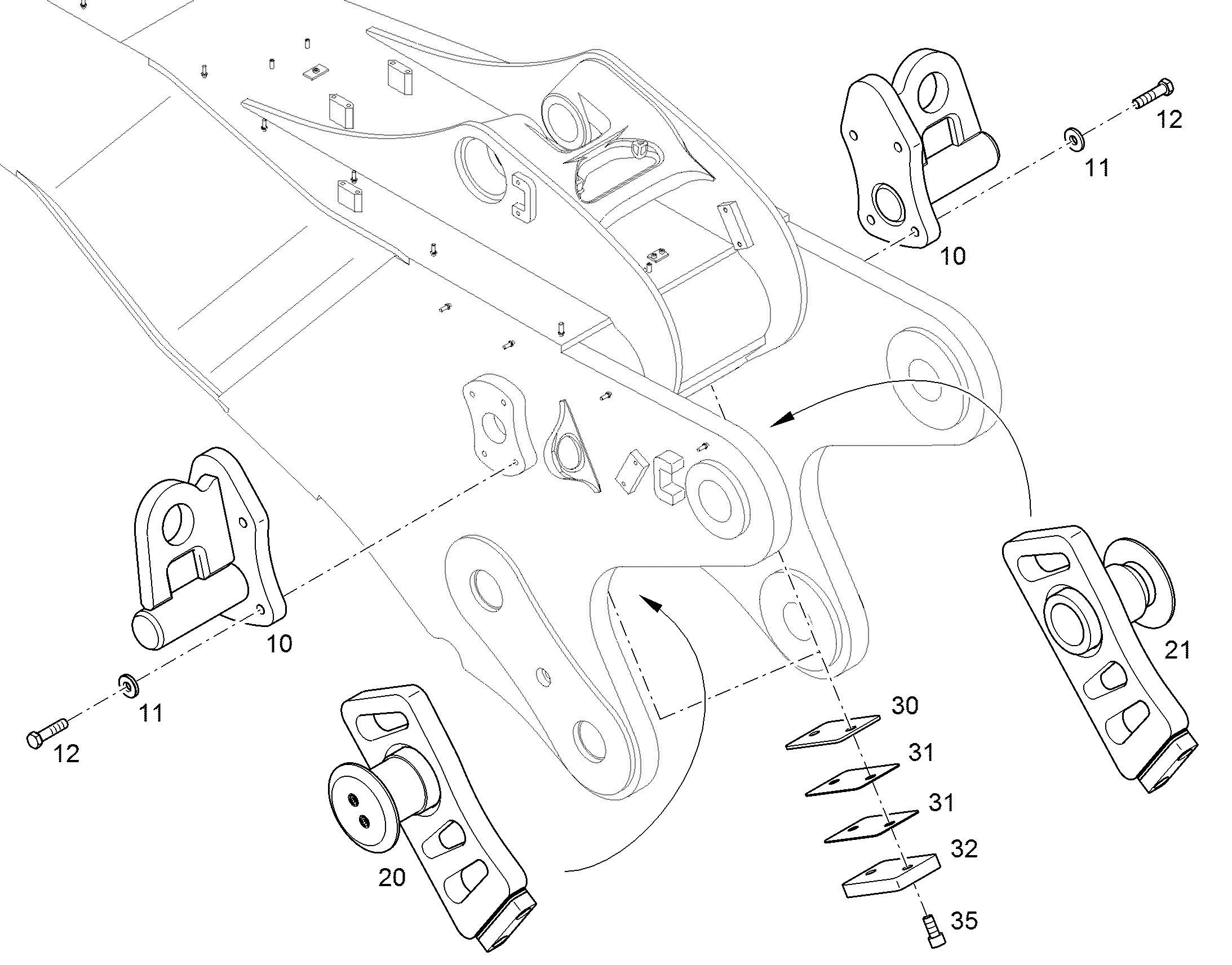 ОГРАНИЧИТЕЛЬ ХОДА 12456802 LIEBHERR