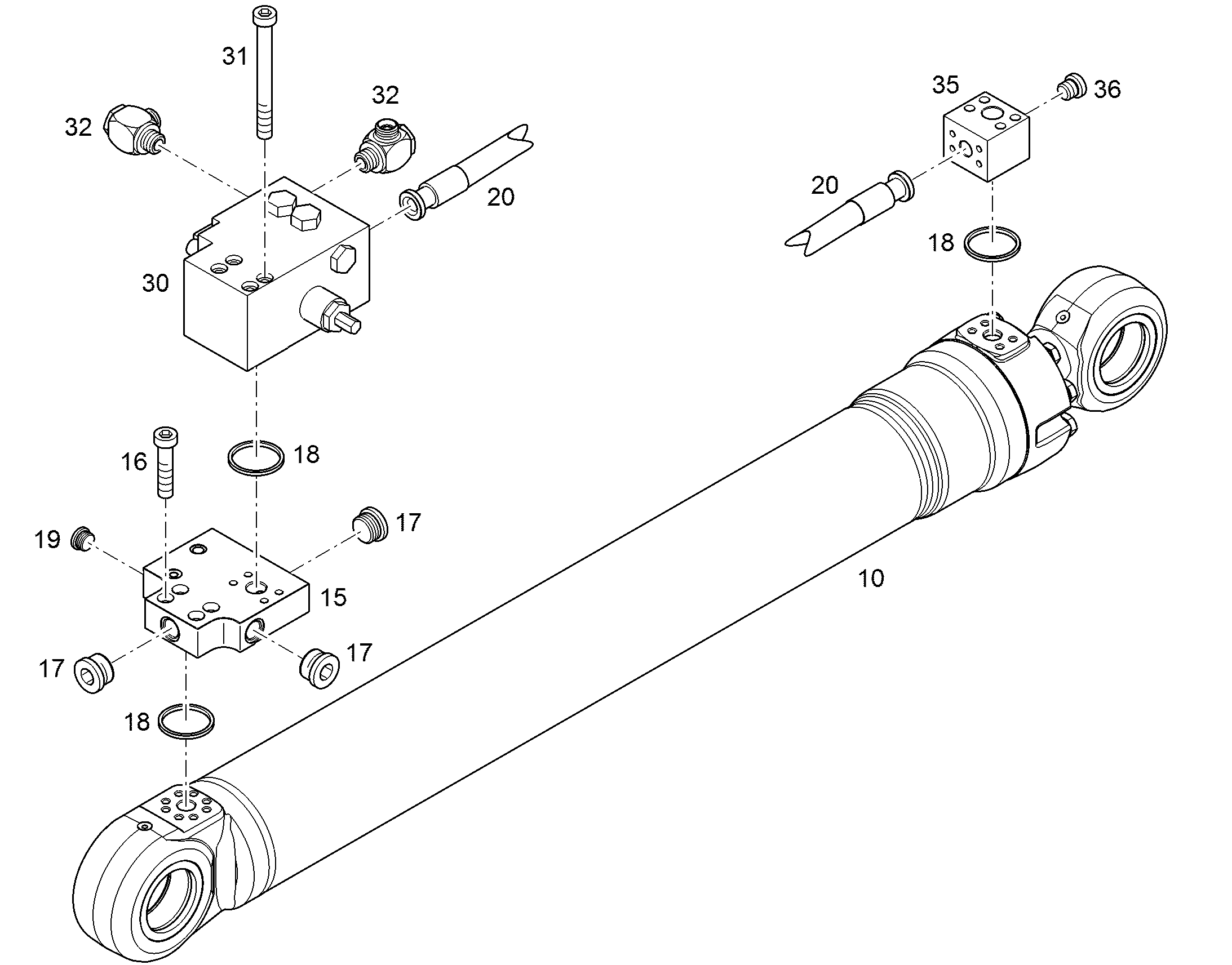 КЛАПАН ПРЕДОХРАНИТЕЛЬНЫЙ 12253014 LIEBHERR