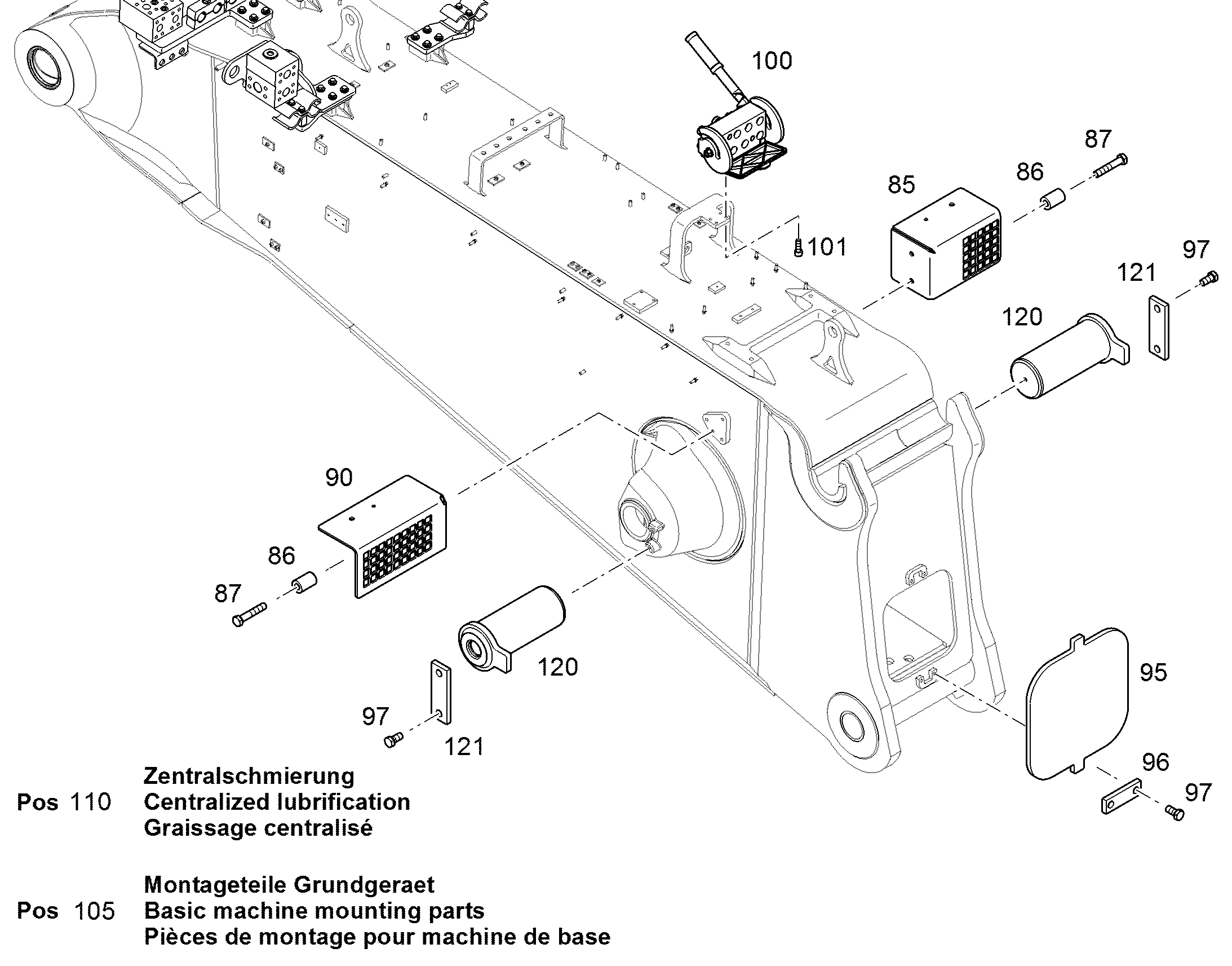 ЦЕНТРАЛИЗОВАННАЯ СМАЗКА 10860285 LIEBHERR