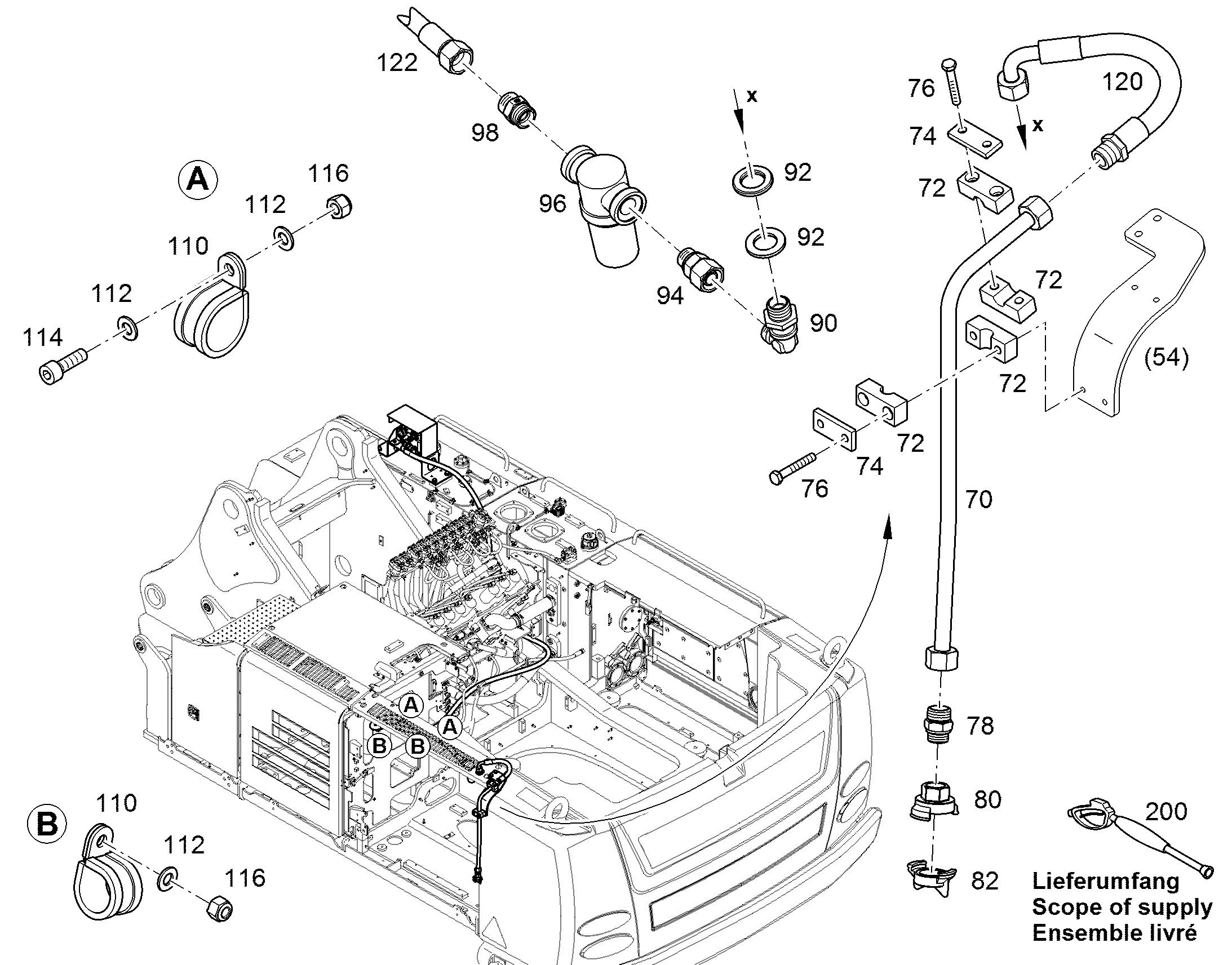 СОЕДИНЕНИЕ ПОВОРОТНОЕ РЕЗЬБ. EGE 20S G3/4 12205462 LIEBHERR