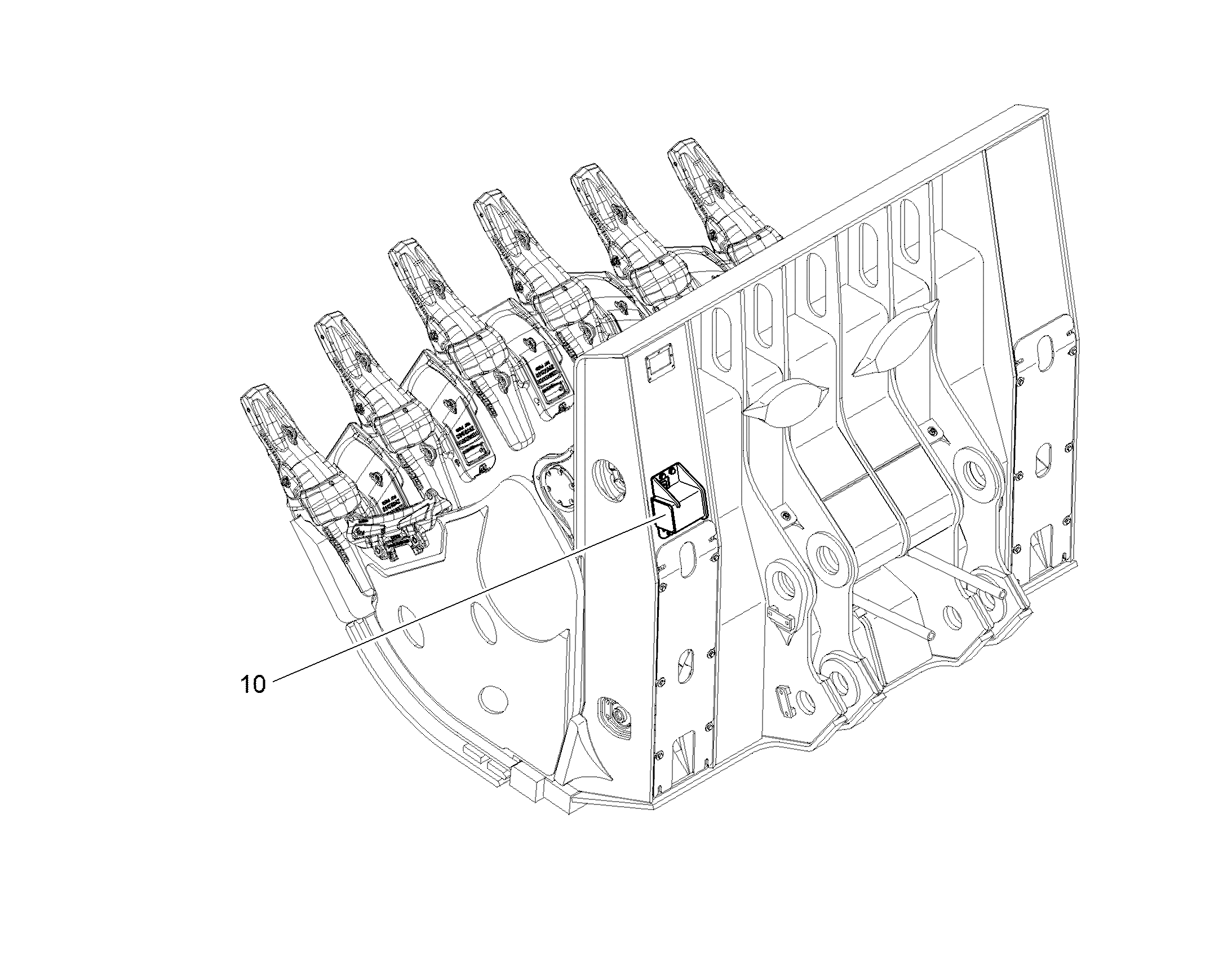 ОТКЛЮЧЕНИЕ klapp R966 12418933 LIEBHERR