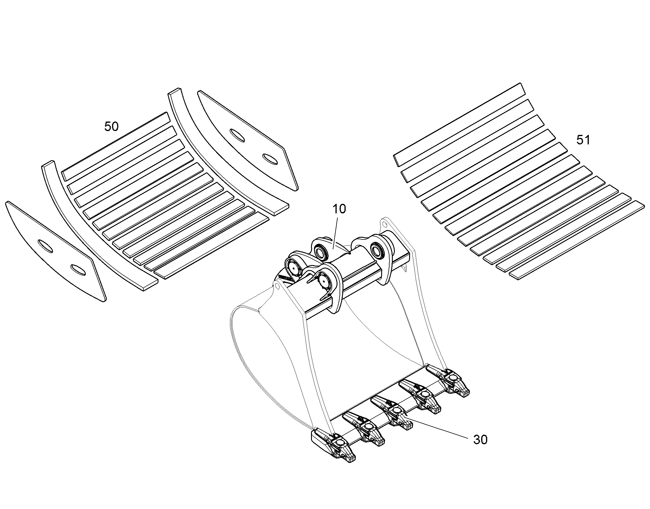 WEARING PART SET INTERNAL 12468873 LIEBHERR