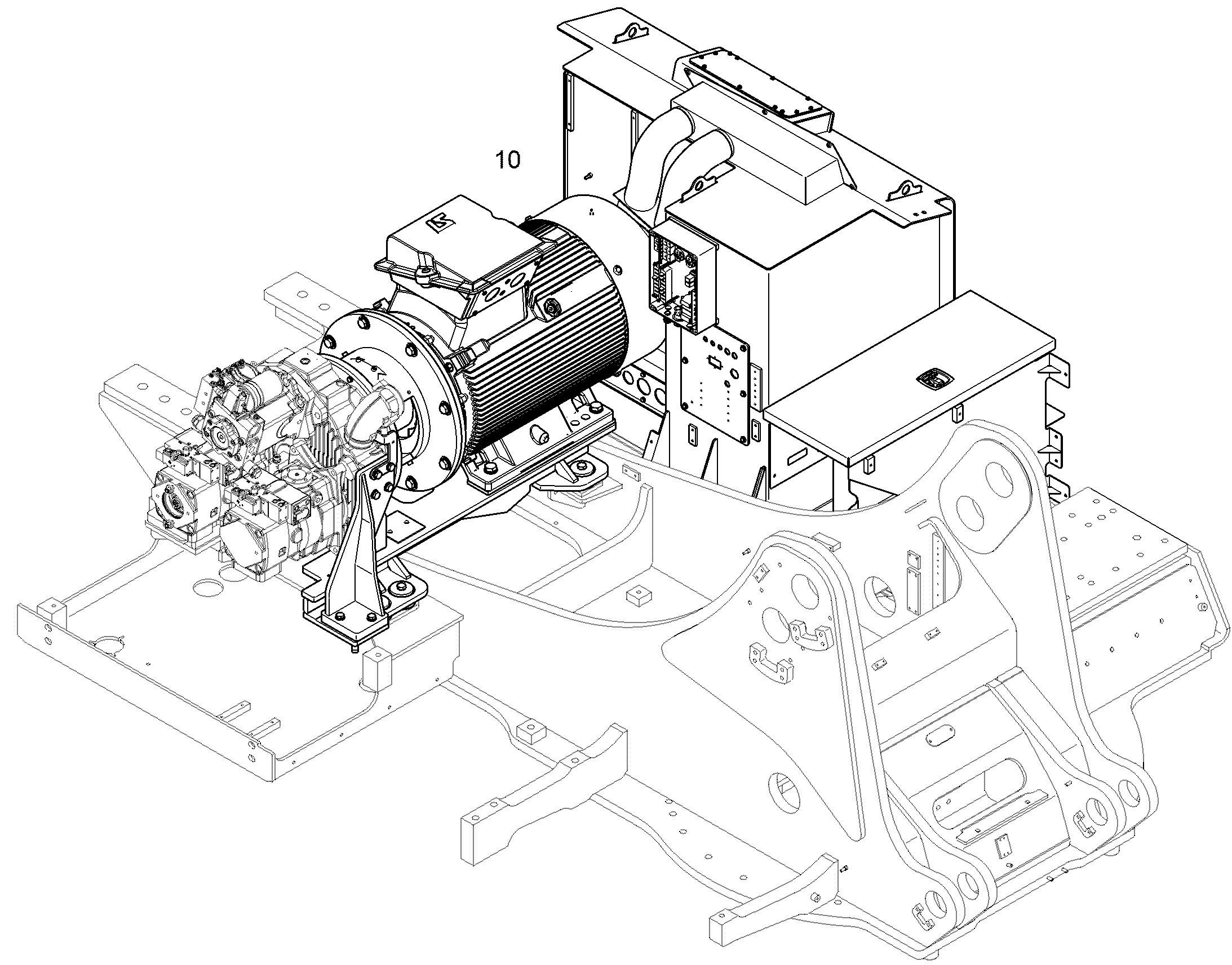 МОНТ.КОМПЛ.ВЫКЛ.МАСЛ.ГИДРОПР. 660V 50HZ 200KW 11734074 LIEBHERR