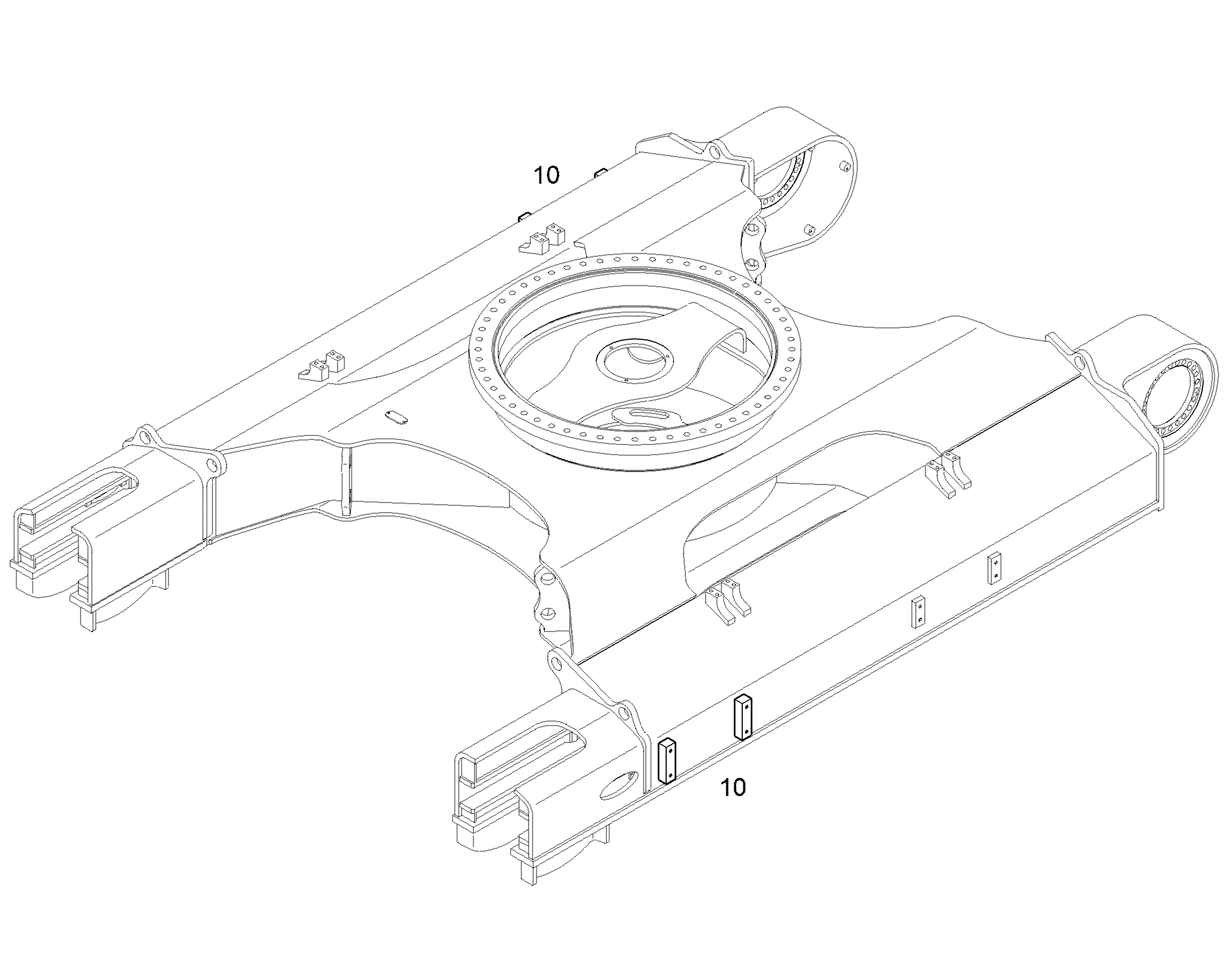 MODIFICATION UNDERCARRIAGE STB 12542049 LIEBHERR