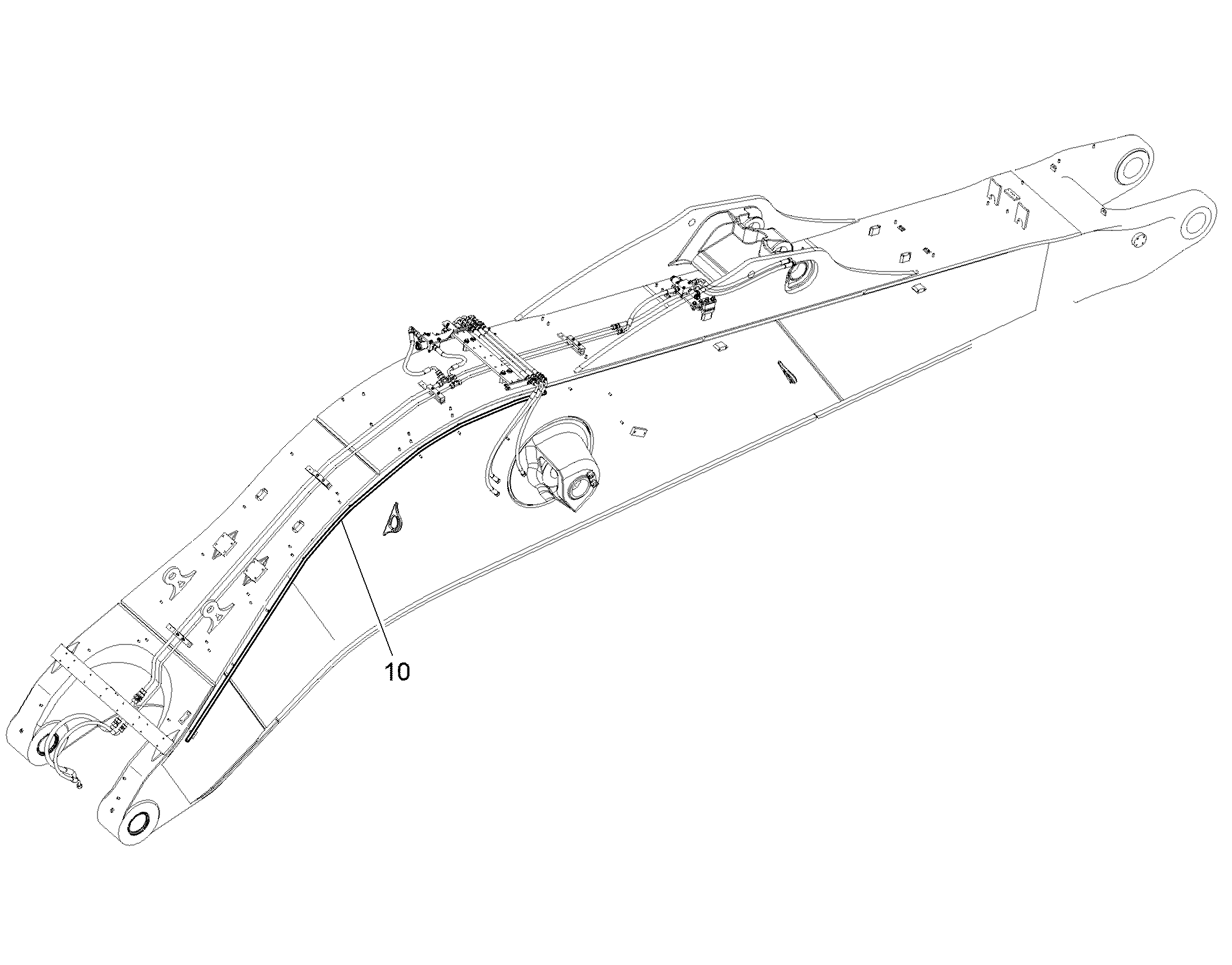 ШЛАНГ 6X3200 10428077 LIEBHERR