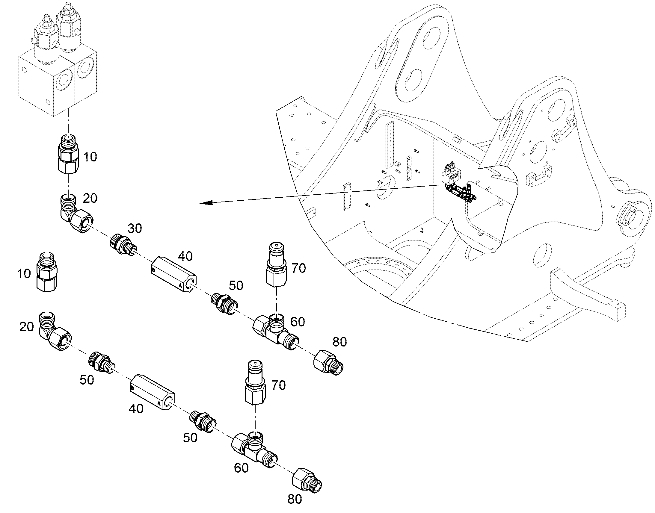 ФОРСУНКА ЧЕЛНОЧНАЯ 10294206 LIEBHERR