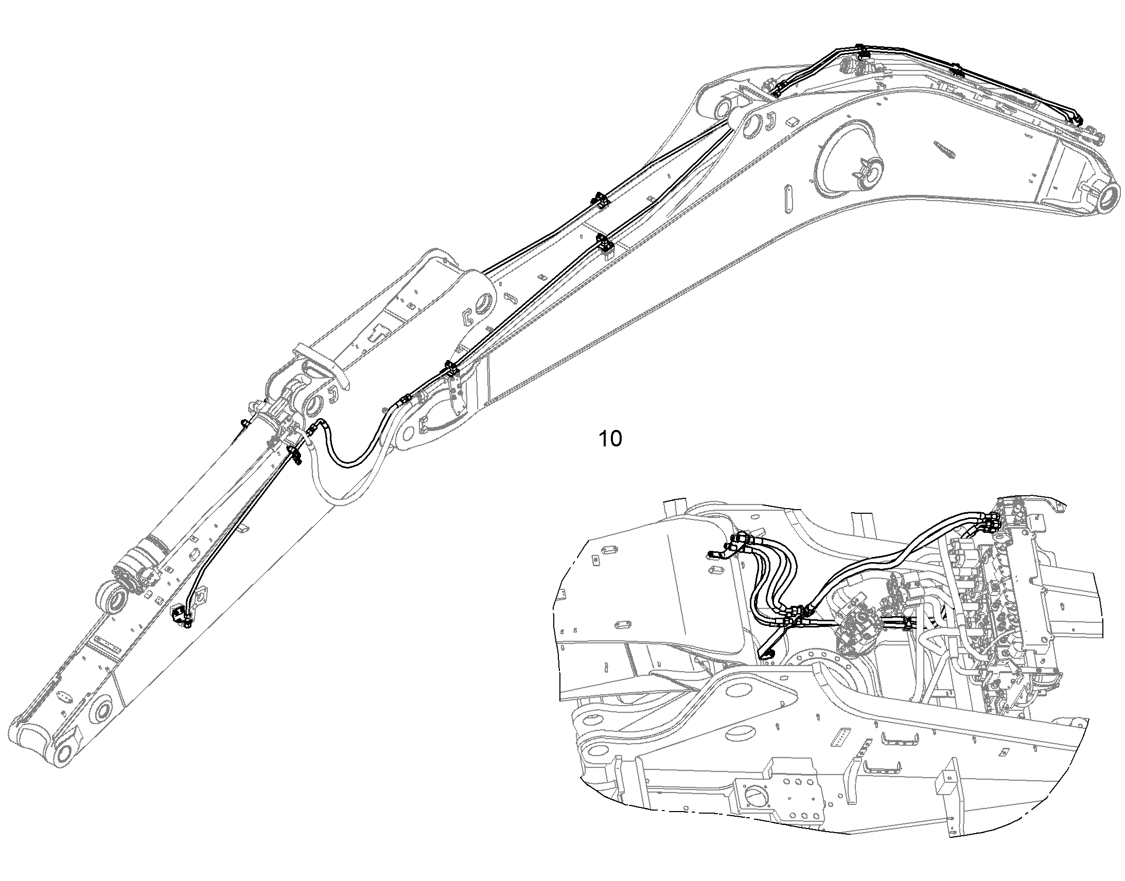 HYDRAULIC FOR SWIVEL ROTATOR 11442339 LIEBHERR