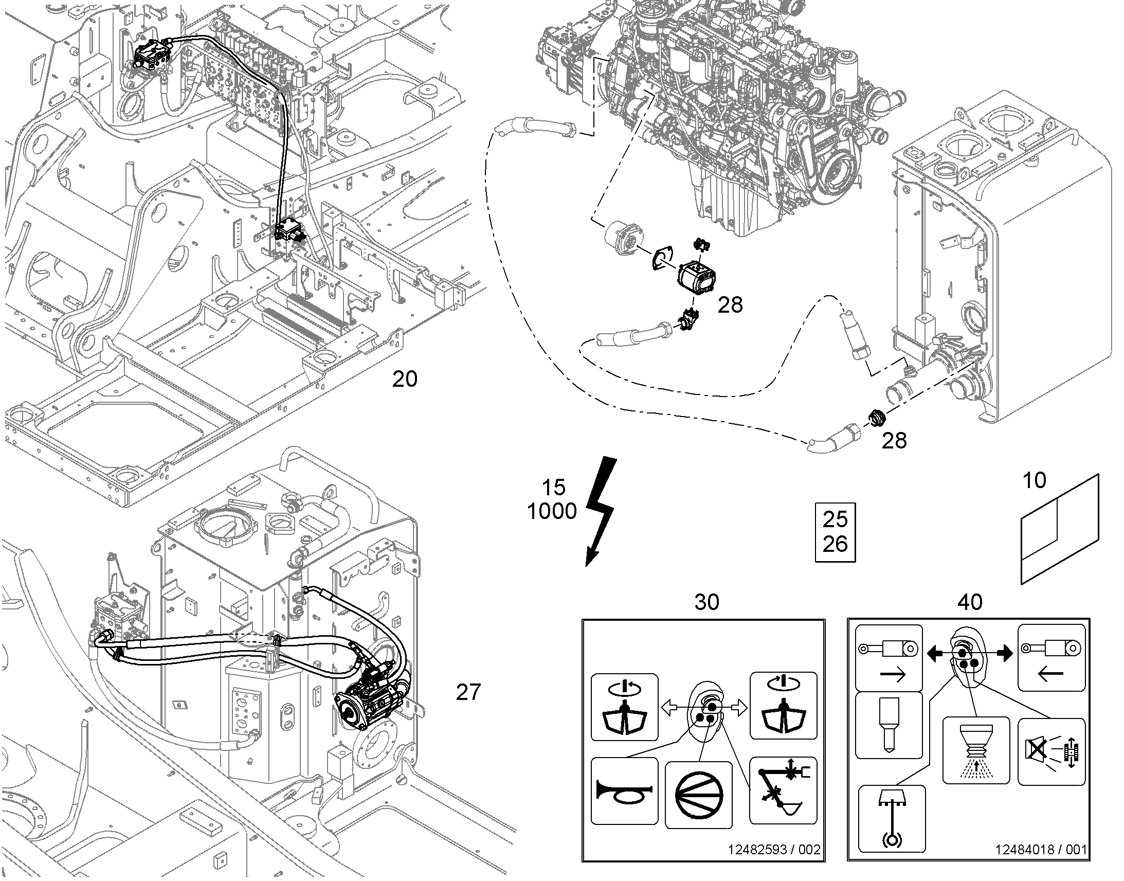 ЭЛЕКТРОУСТ.МОНТАЖНЫЙ КОМПЛ. 12445692 LIEBHERR