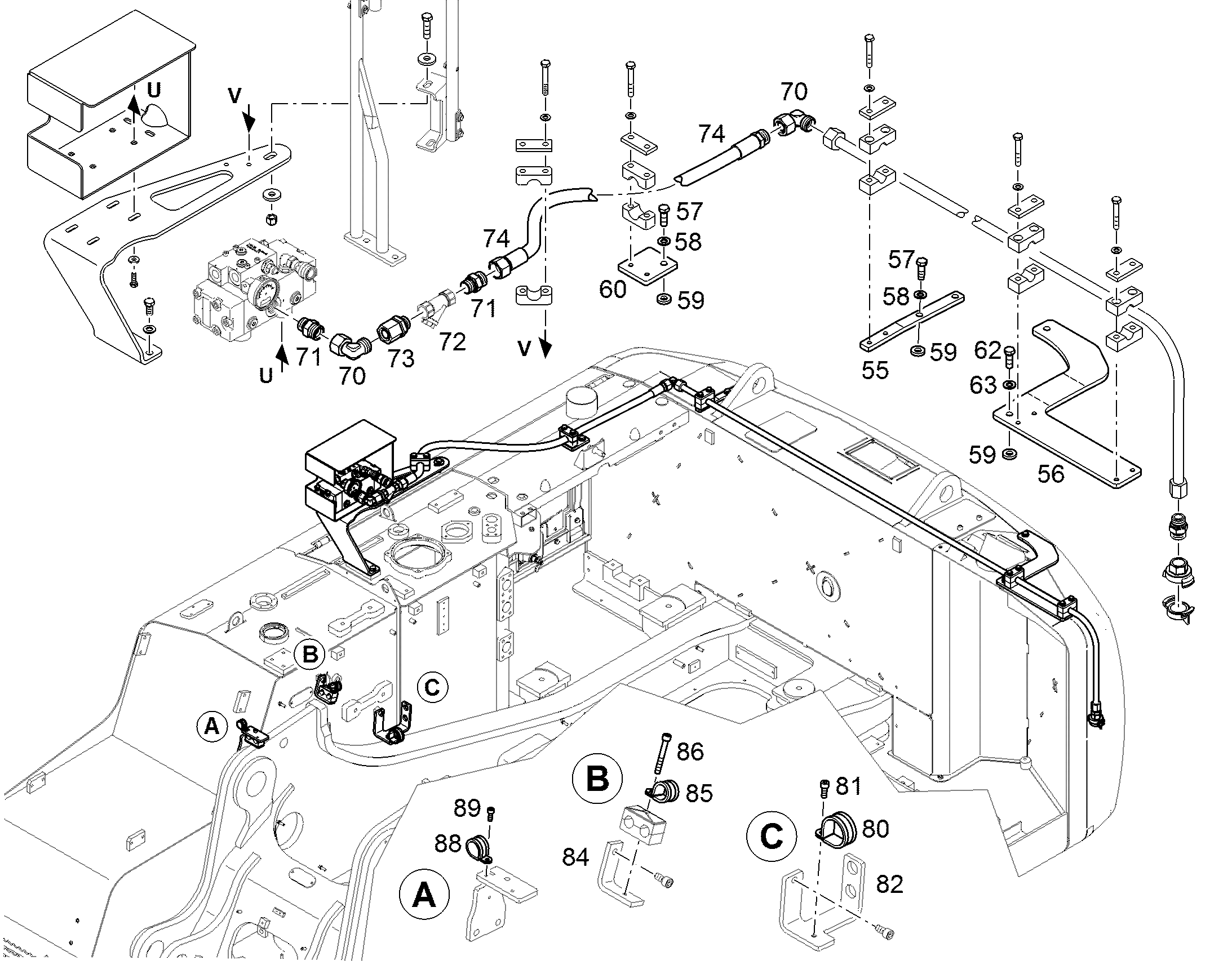 ЛИСТ 12476085 LIEBHERR