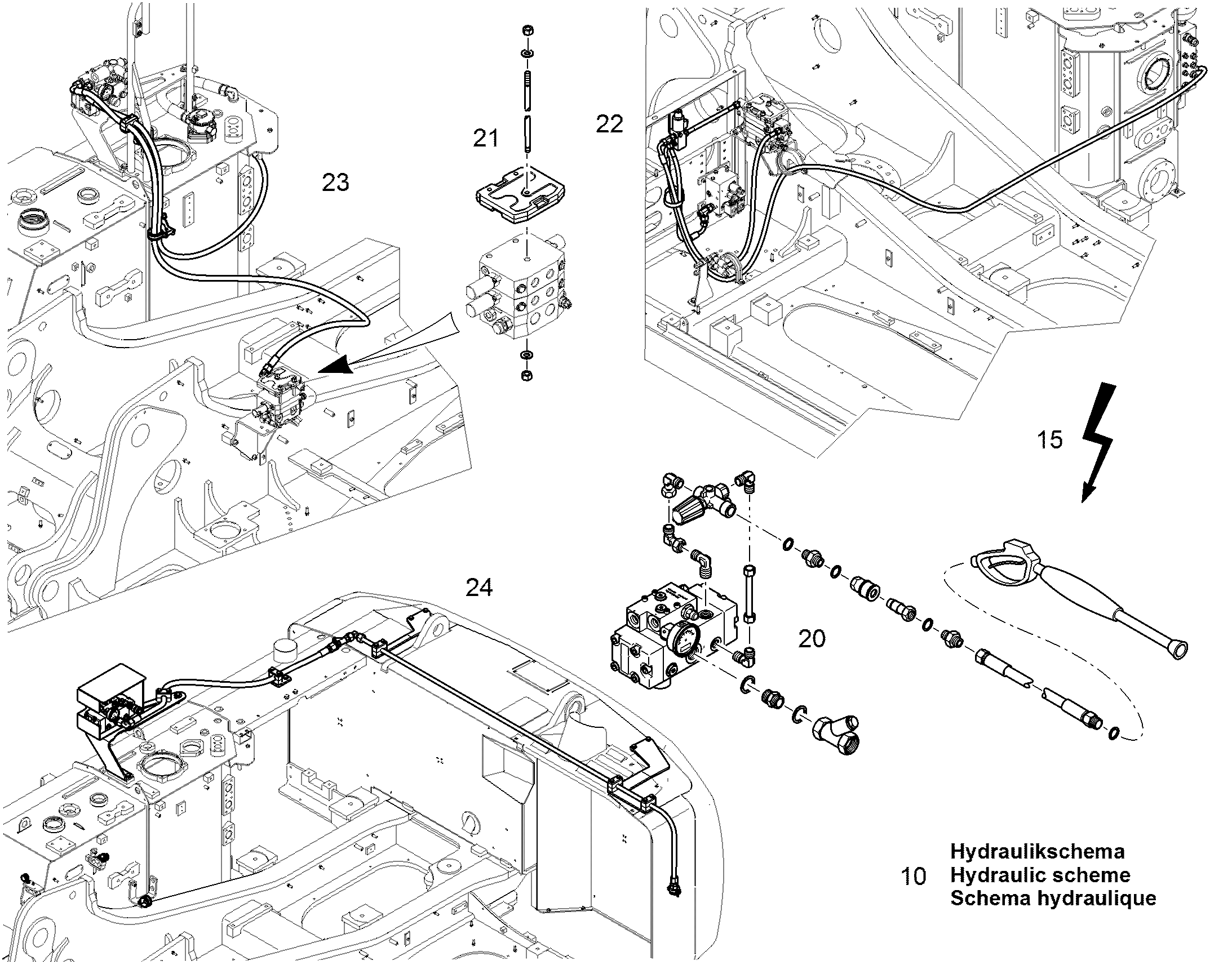 ДЕТАЛИ КРЕПЛЕНИЯ 12470084 LIEBHERR