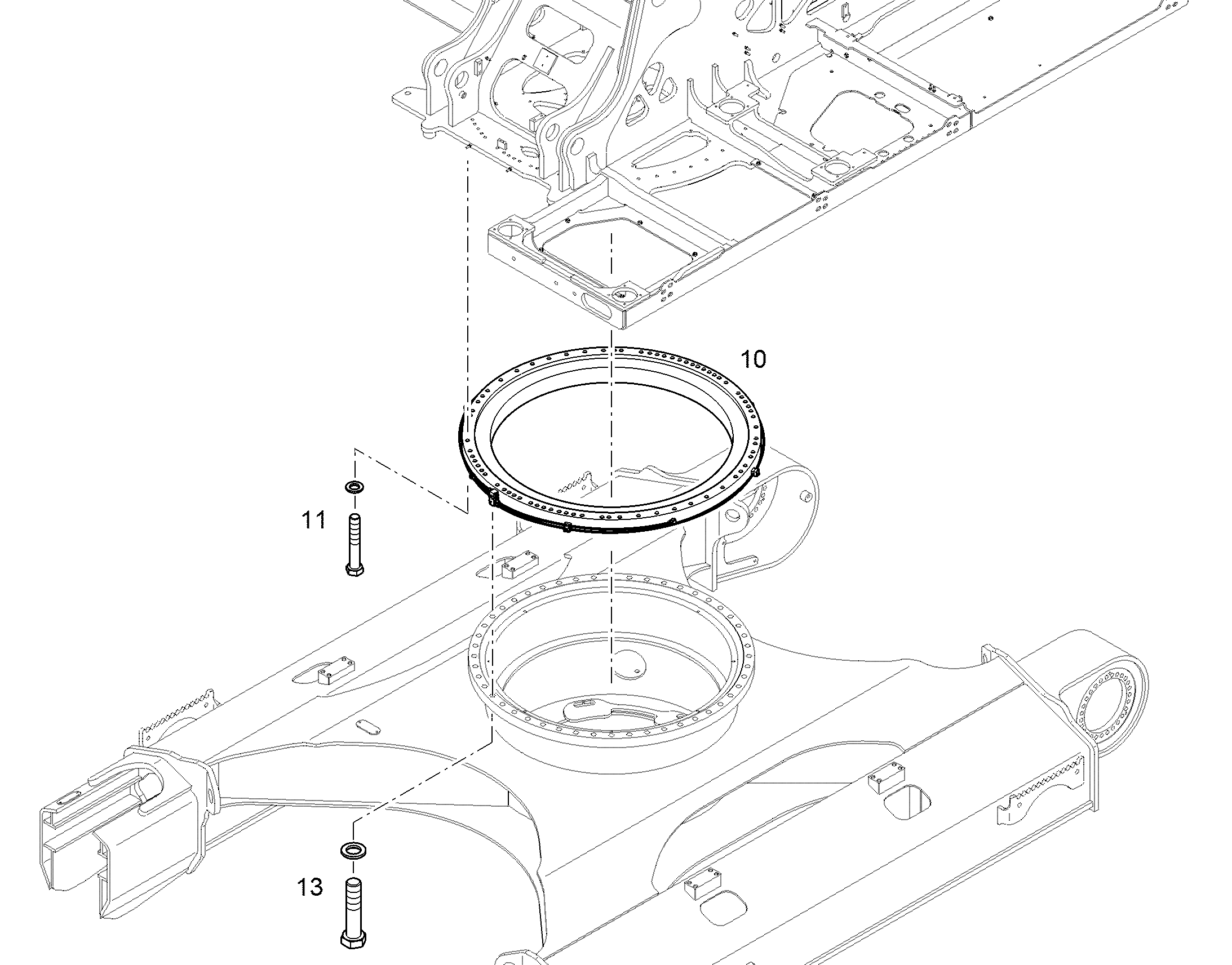 ШАРИКОВЫЙ ШАРНИР В СБОРЕ 12432145 LIEBHERR