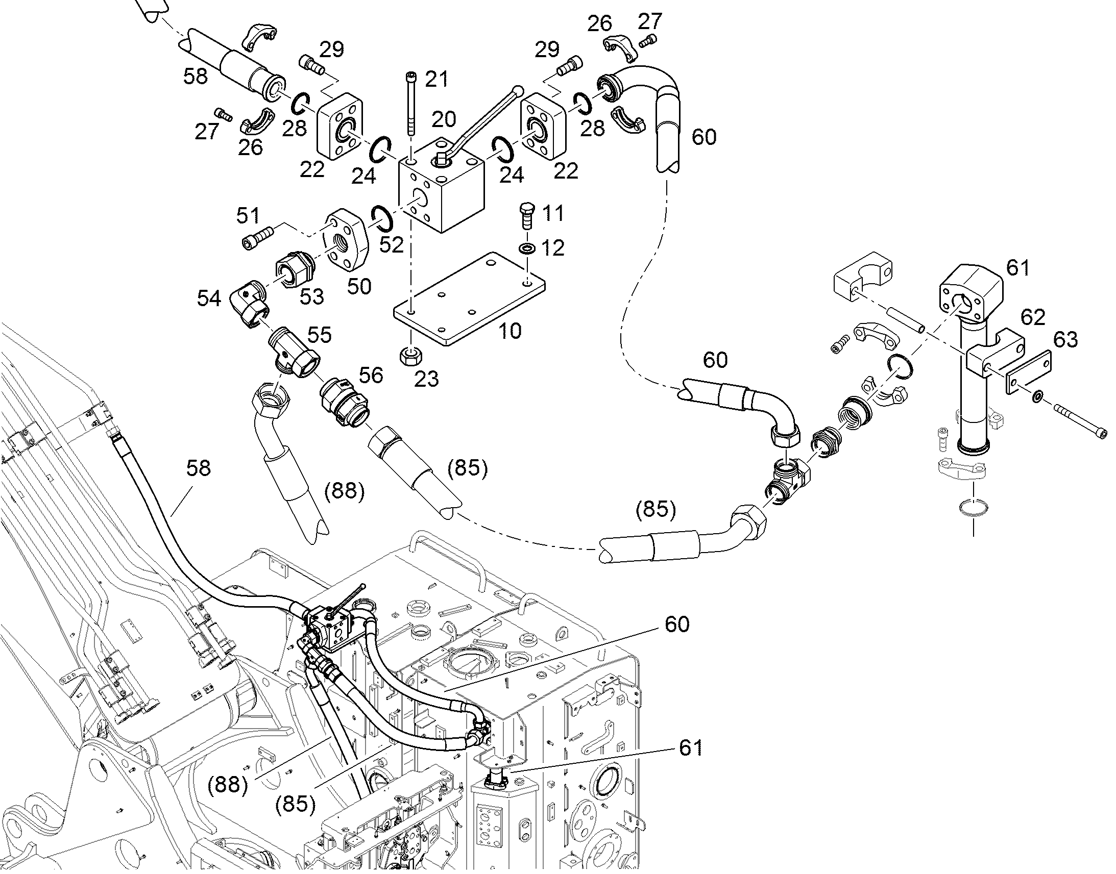 КЛАПАН ОБРАТНЫЙ 5603679 LIEBHERR