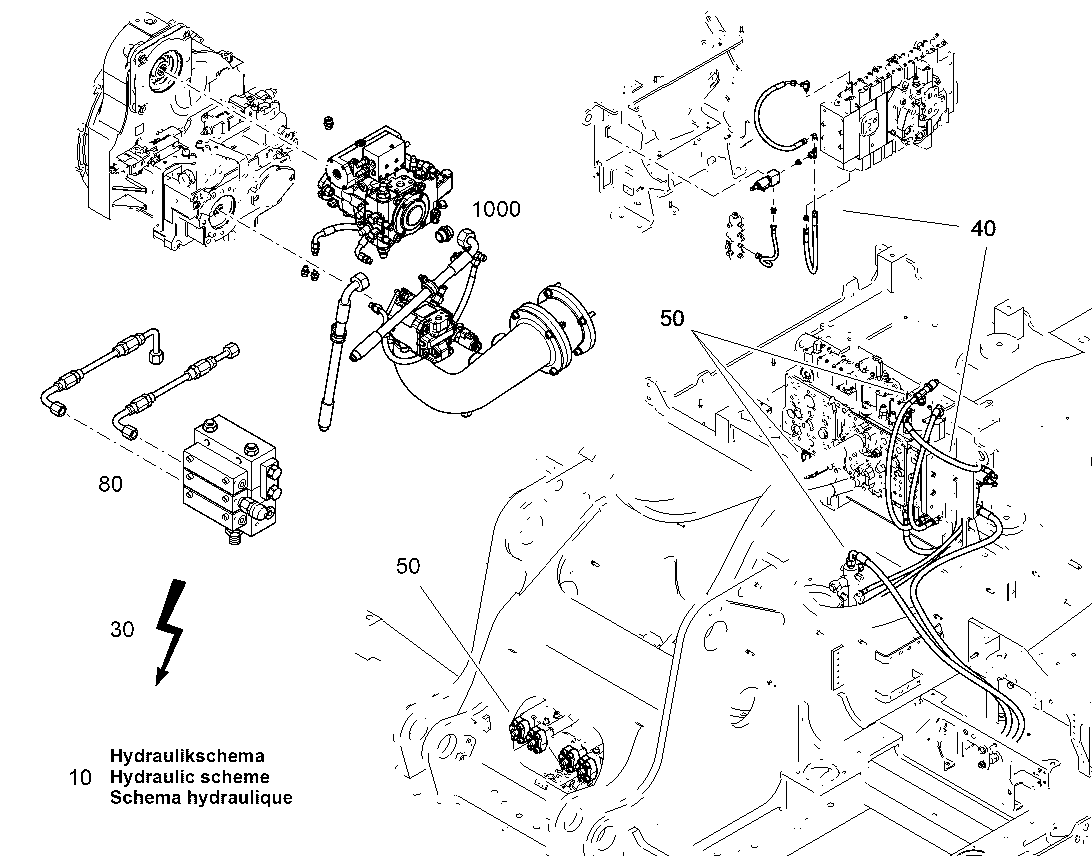 ЭЛЕКТРОУСТ.МОНТАЖНЫЙ КОМПЛ. 11443182 LIEBHERR