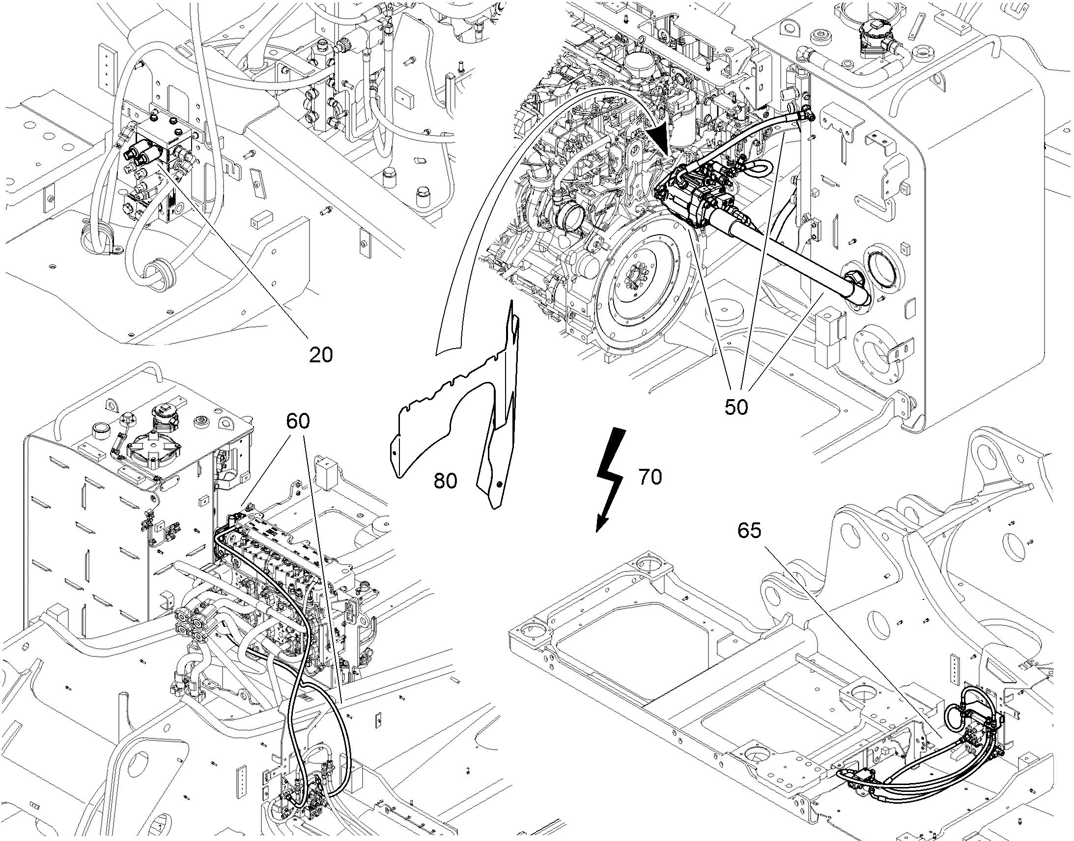 HYDRAULIC FOR SWIVEL ROTATOR 11815906 LIEBHERR