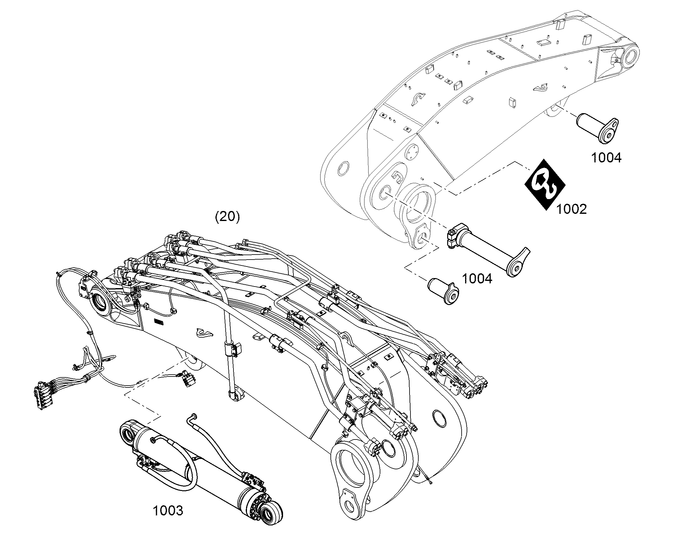 НАКЛЕЙКА 10854131 LIEBHERR