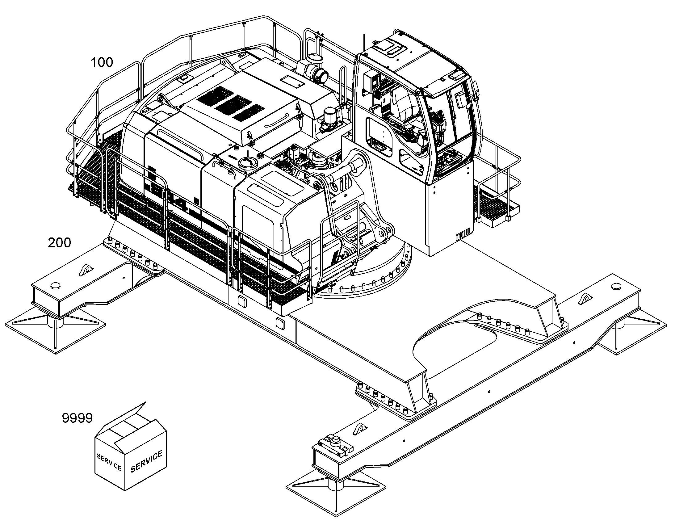 ШАССИ, КОМПЛЕКТ 11462911 LIEBHERR