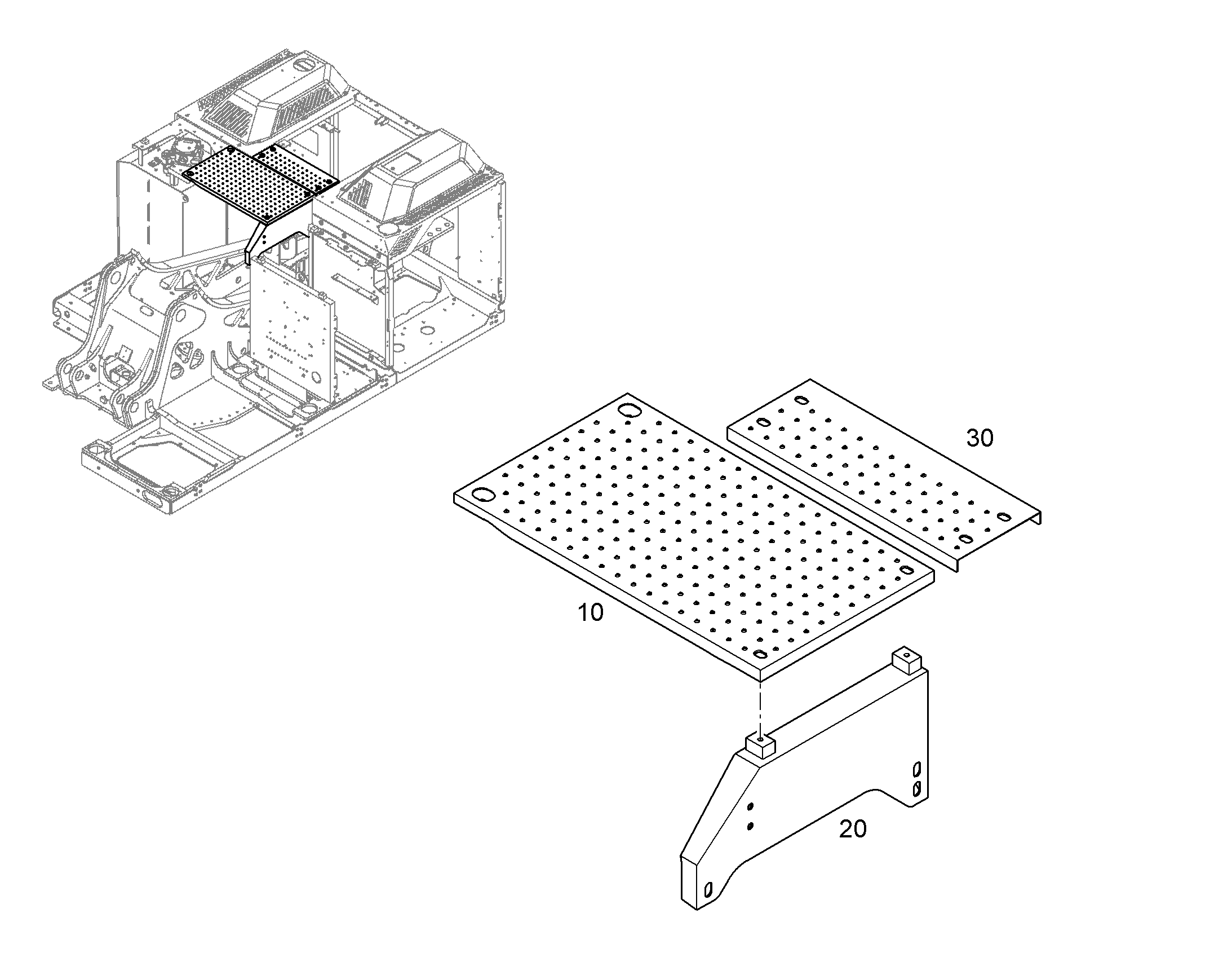 PANELLING MIDDLE 12441148 LIEBHERR
