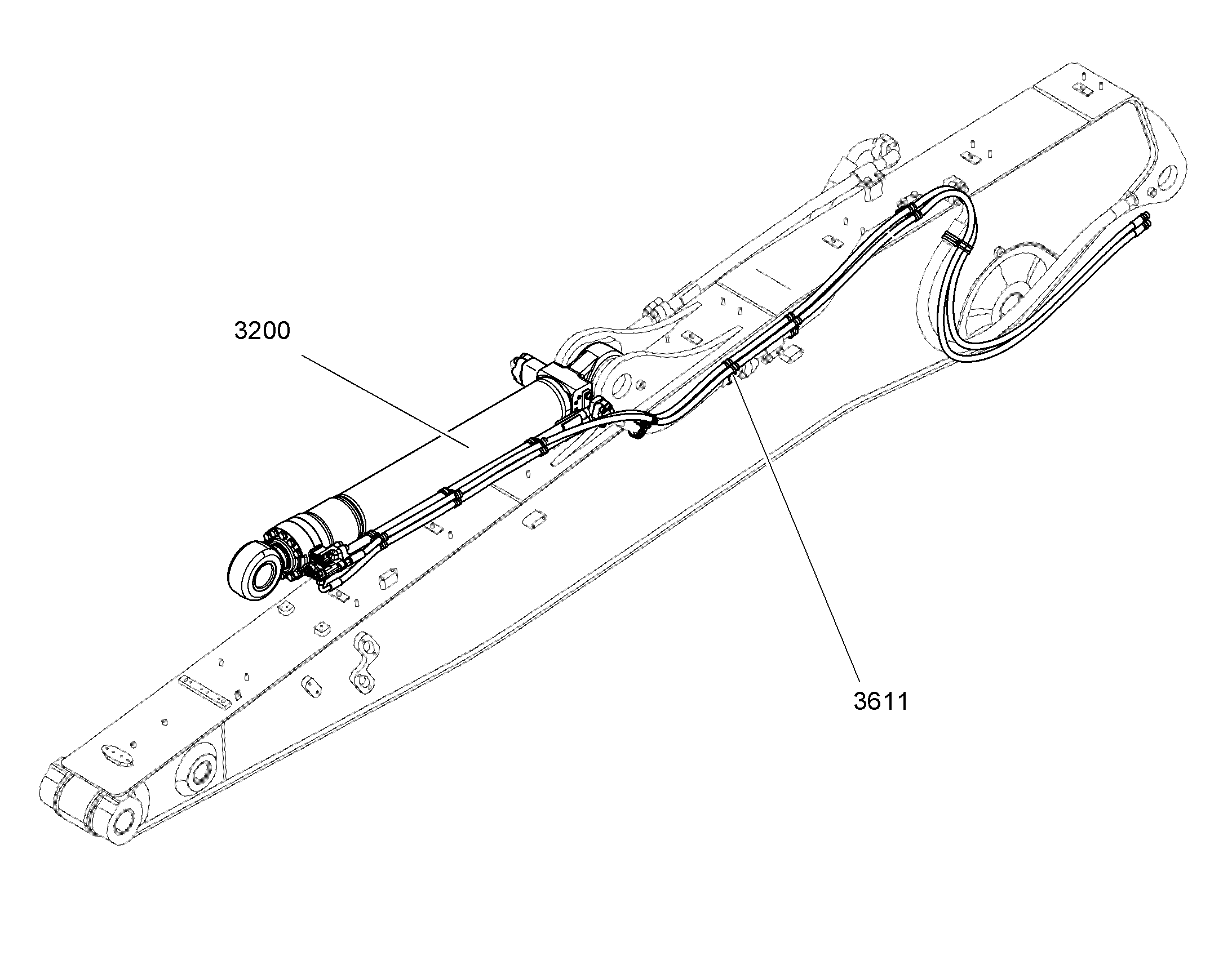 ЦИЛИНДР НАКЛОНА 12433380 LIEBHERR
