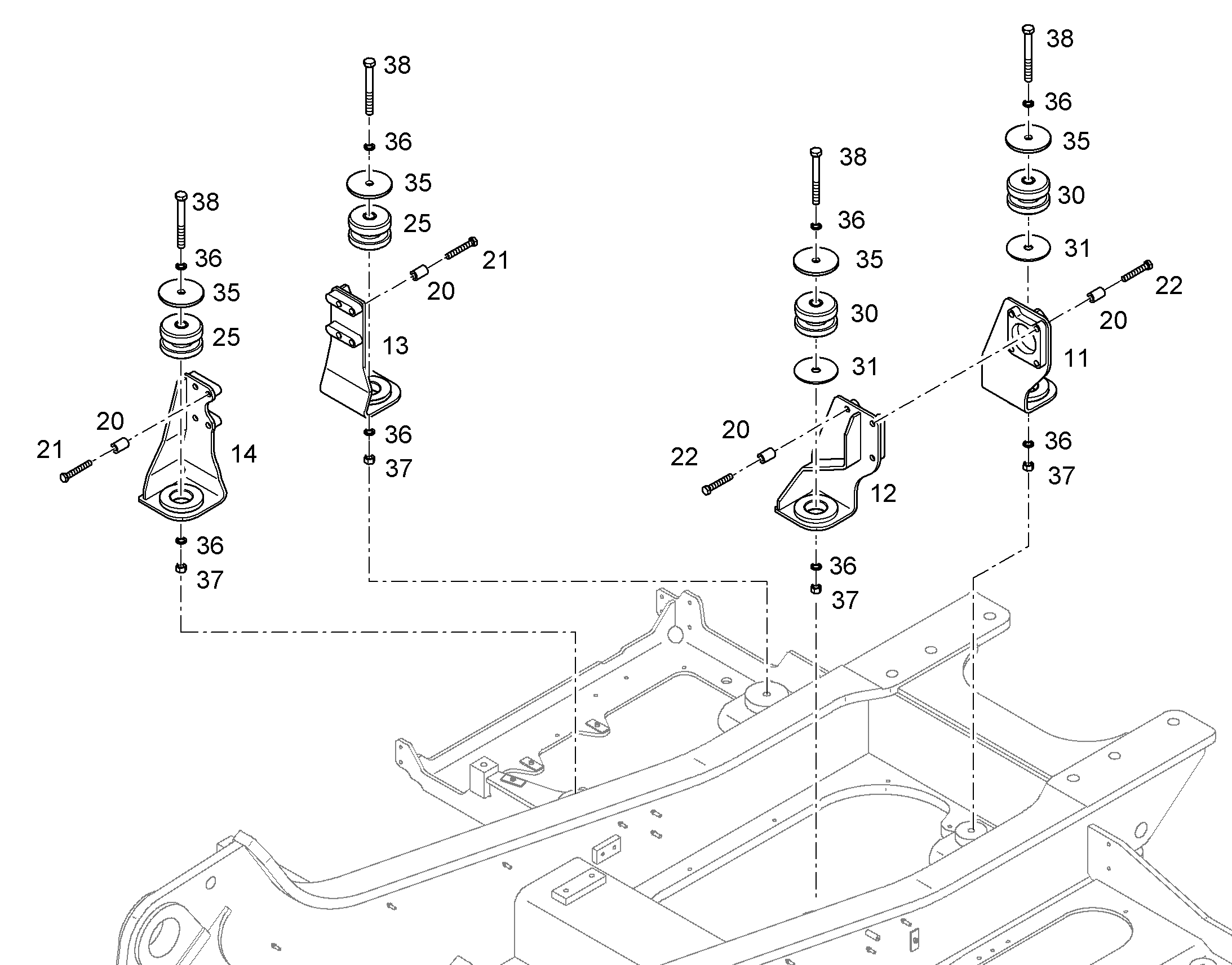 БУФЕР РЕЗИНОВЫЙ 11836556 LIEBHERR