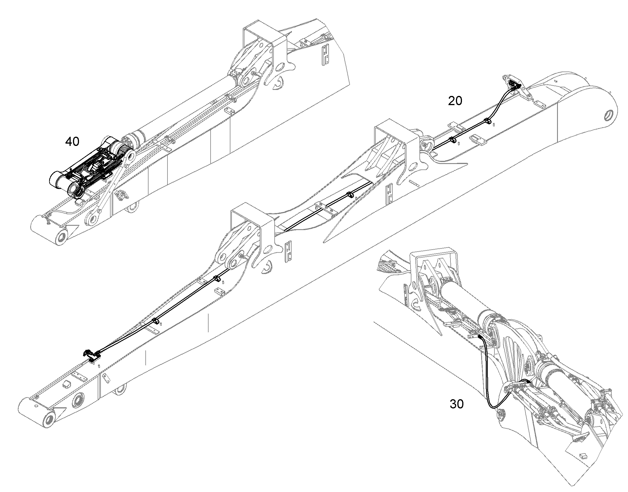 СМАЗОЧНЫЕ ЛИНИИ ДЛЯ НАКЛАДОК 12455572 LIEBHERR