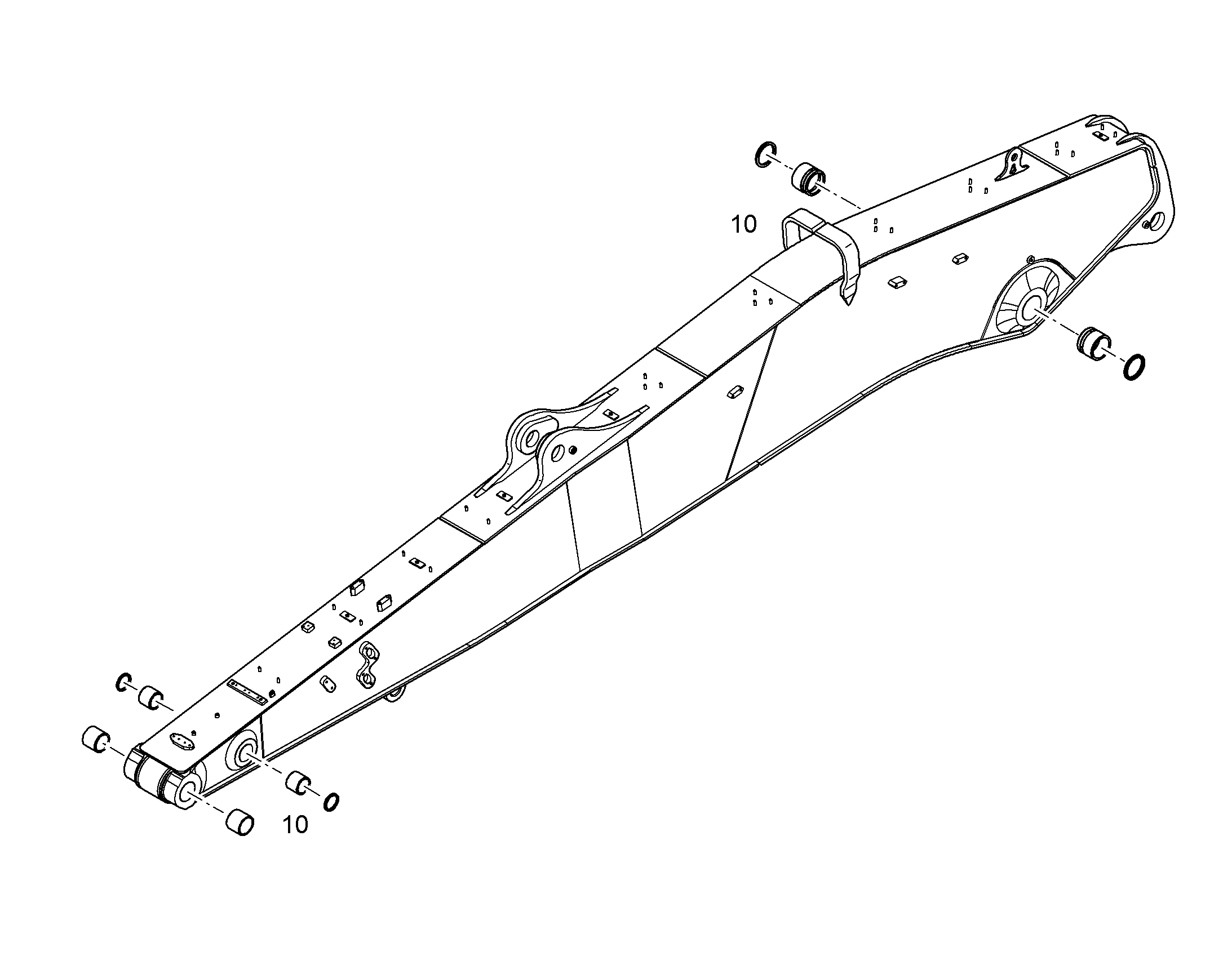 РУКОЯТЬ КОВША 12454441 LIEBHERR