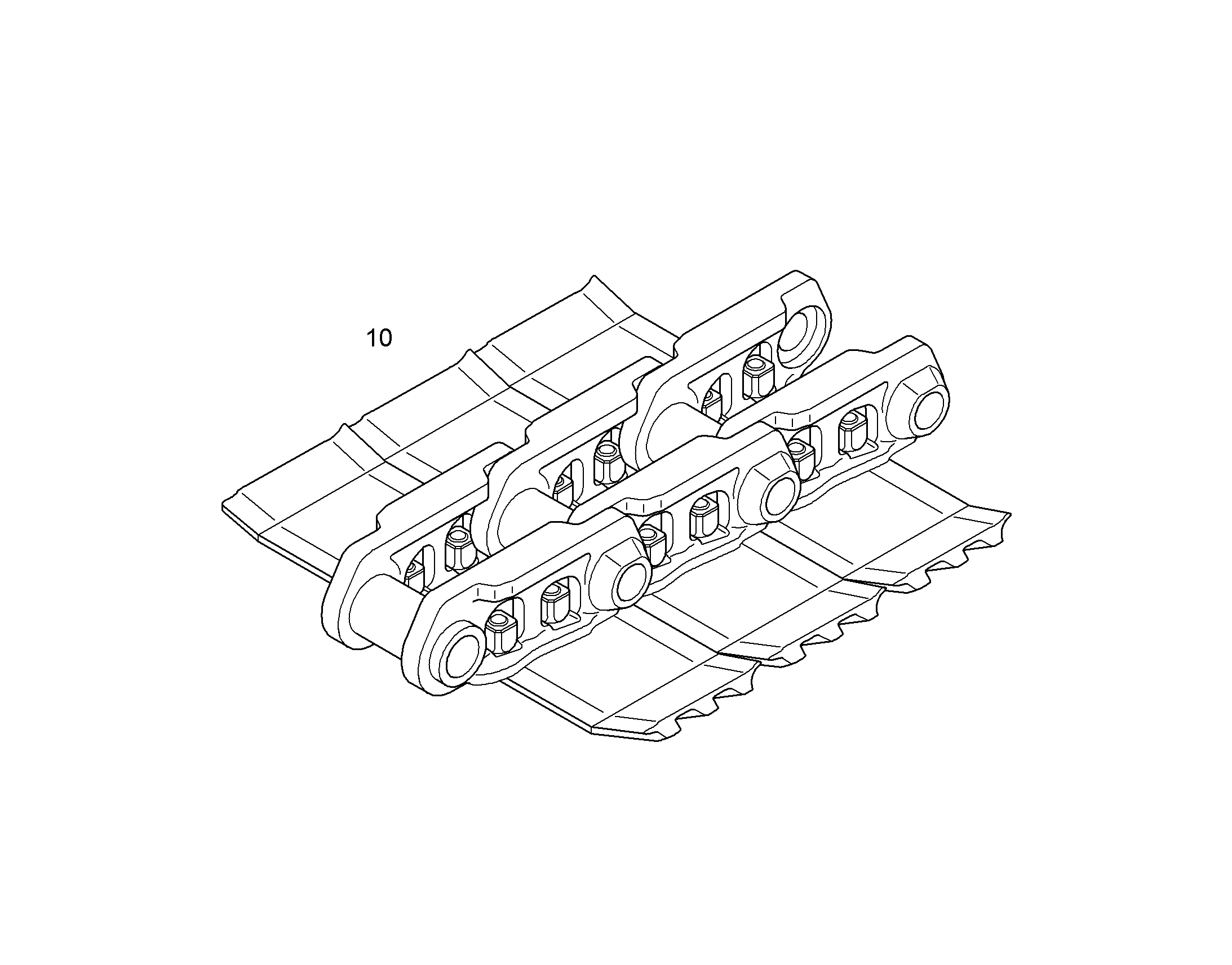 ГУСЕНИЧНАЯ ЦЕПЬ 750mm 12222273 LIEBHERR