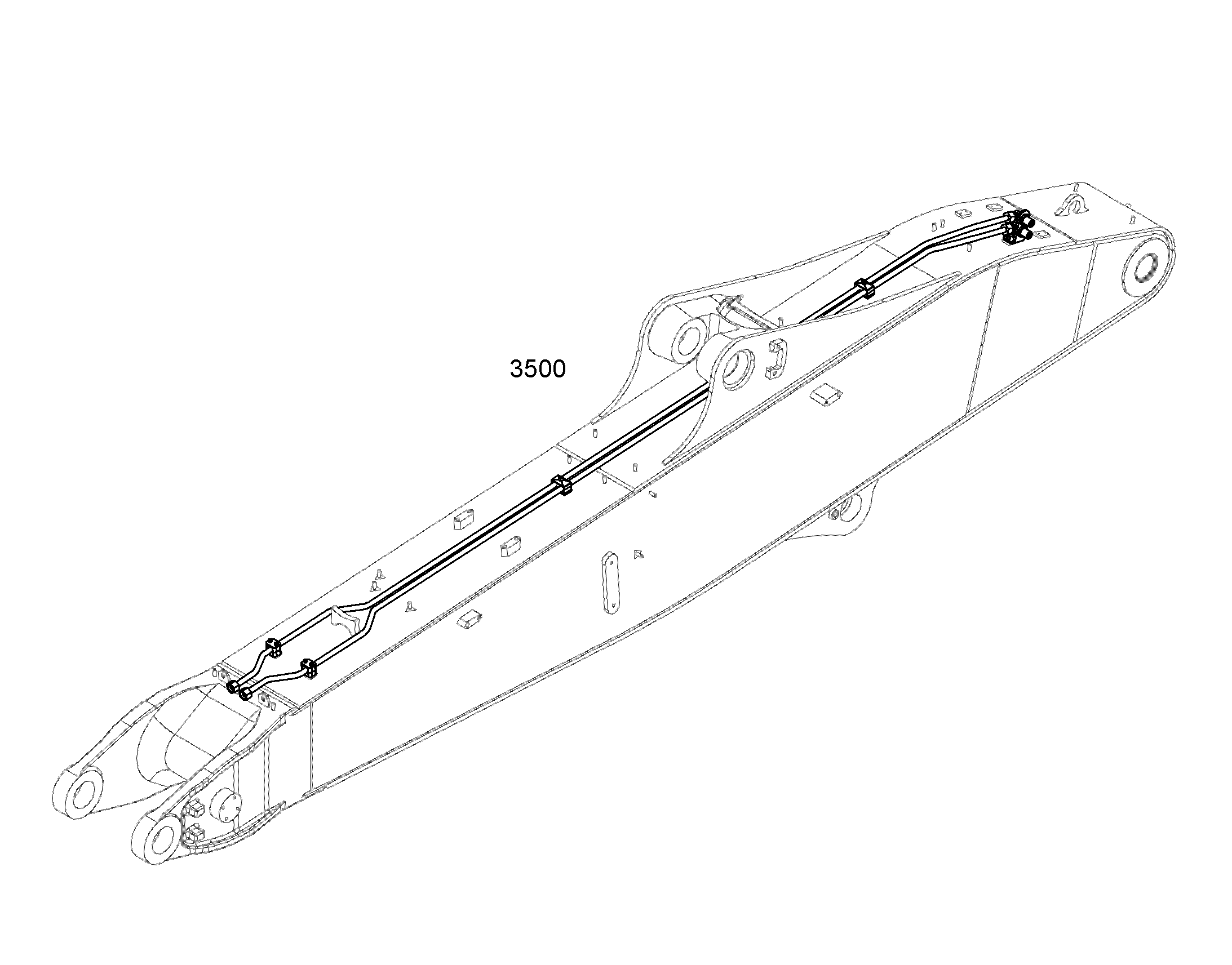 ПРОВОДКА ПРИВОД МЕХ. ПОВОРОТА 11817648 LIEBHERR